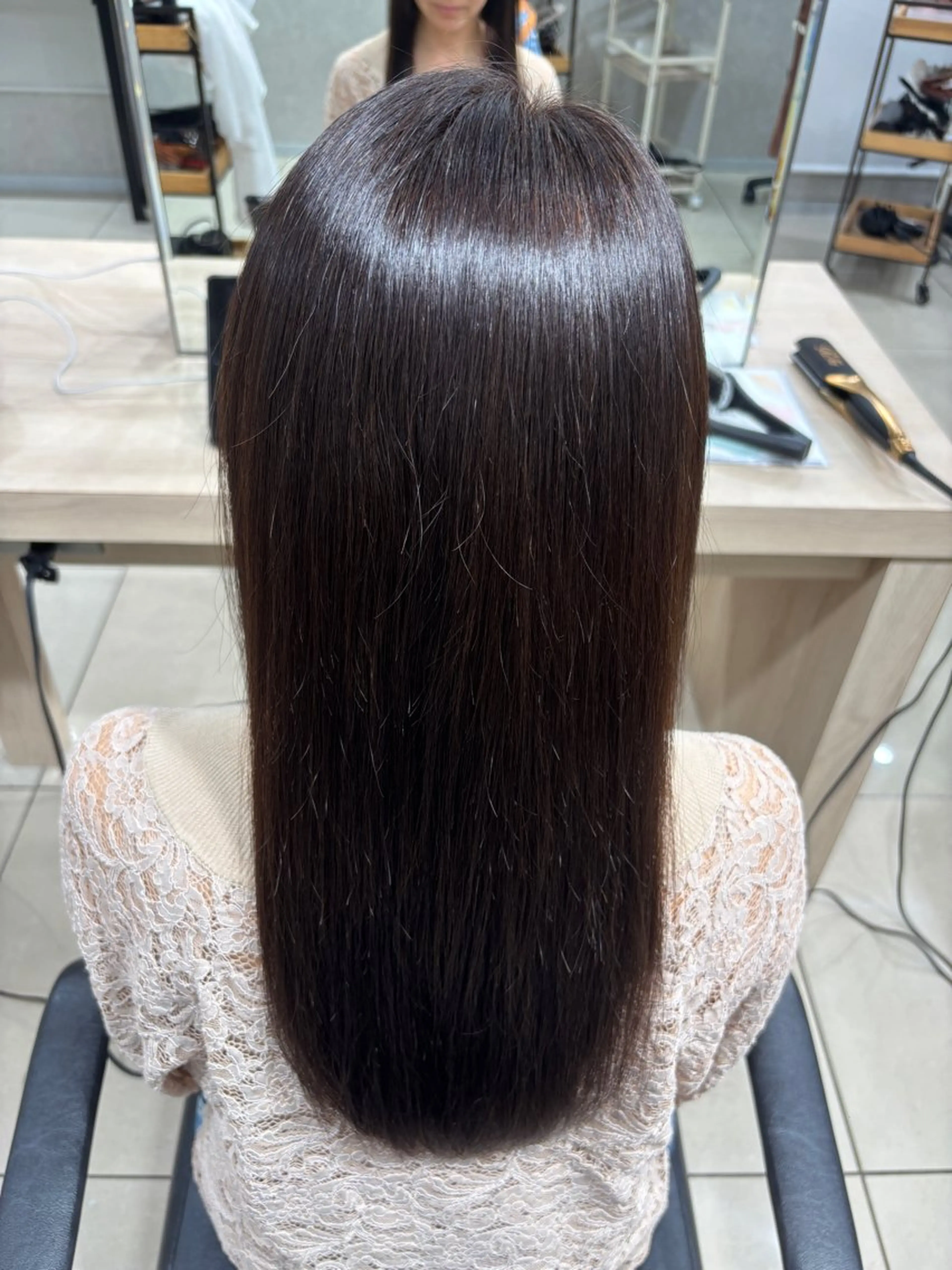 ロング カラー ヘアカラー トリートメント 🍒カラー/縮毛🍒 こばるのヘアスタイル