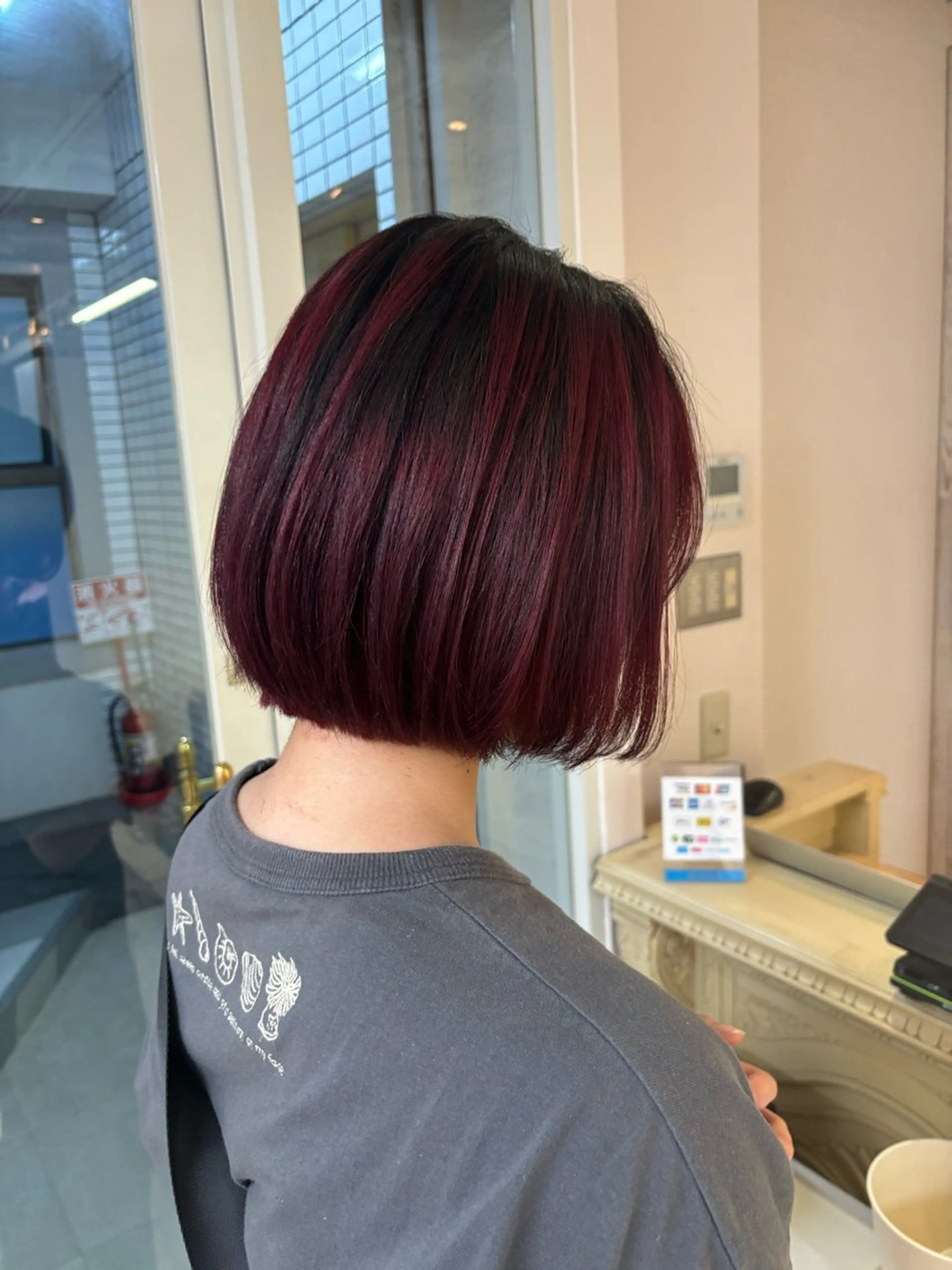ショート ヘアカラー トリートメント ハイーンカラー/外国 人風カラー/ミノリのヘアスタイル