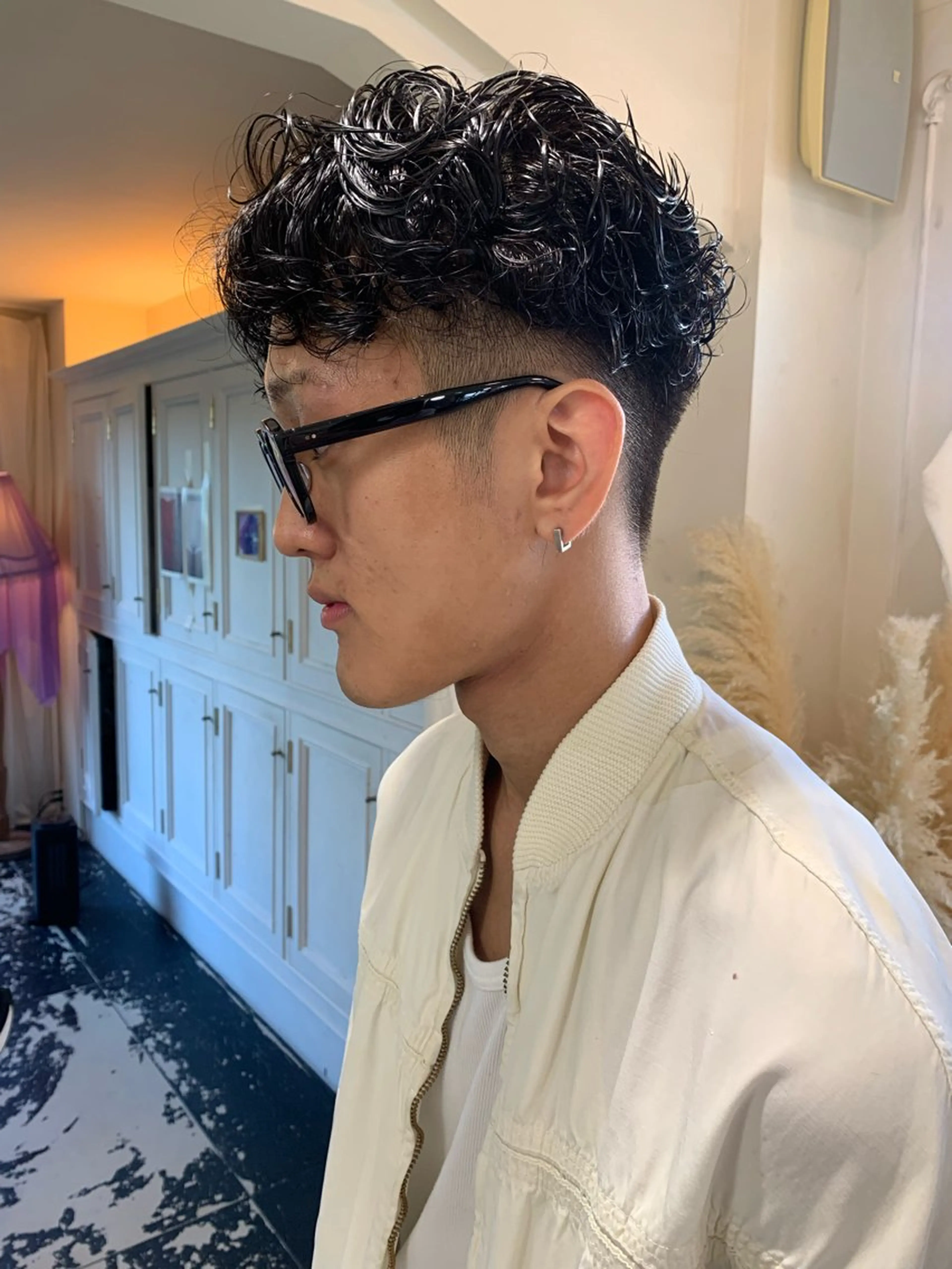 ショート パーマ メンズ カット トリートメント 早川 豪のヘアスタイル
