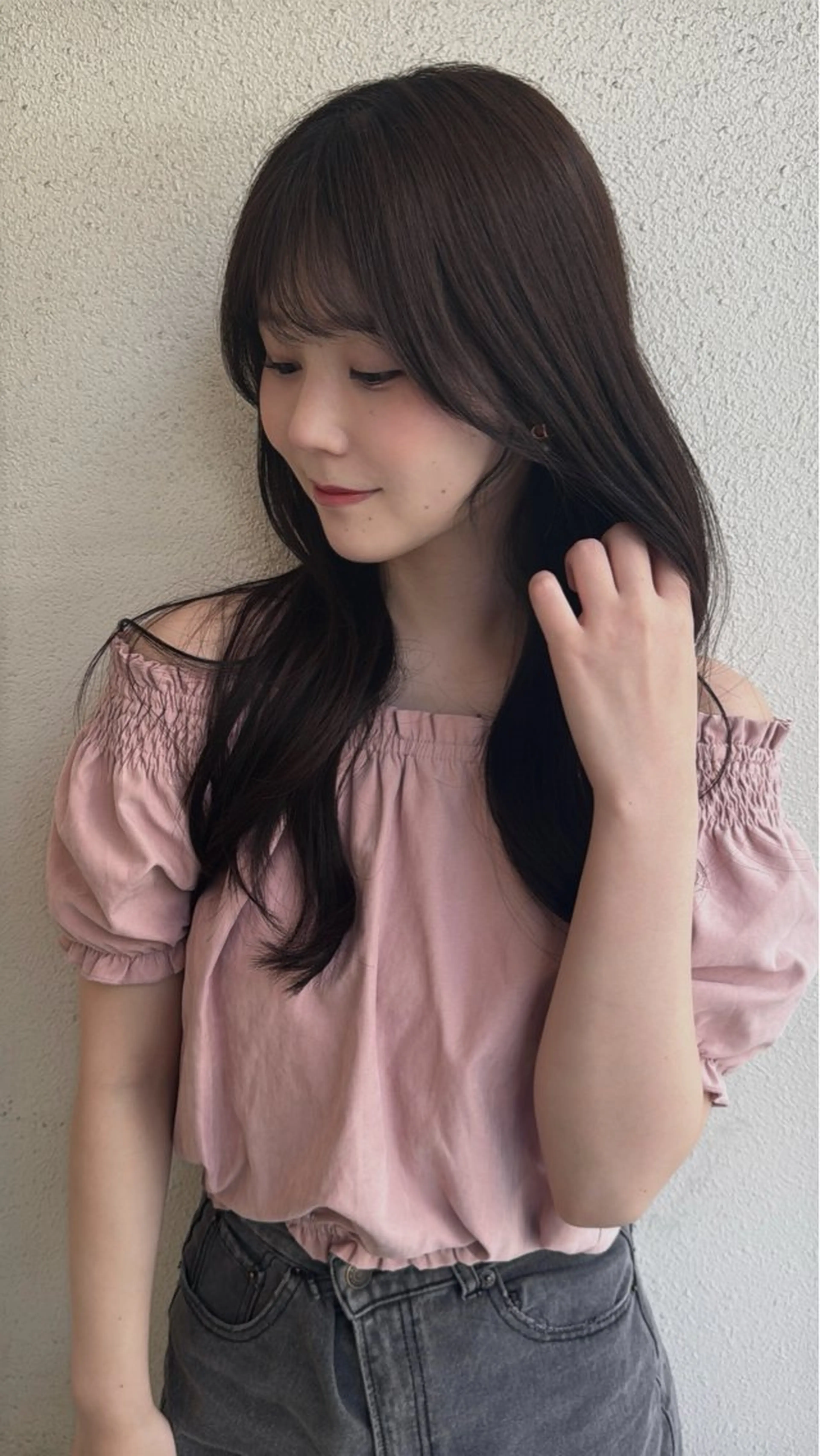 ロング ヘアカラー 🖤Keina🖤 大人上品カラー.*˚のヘアスタイル
