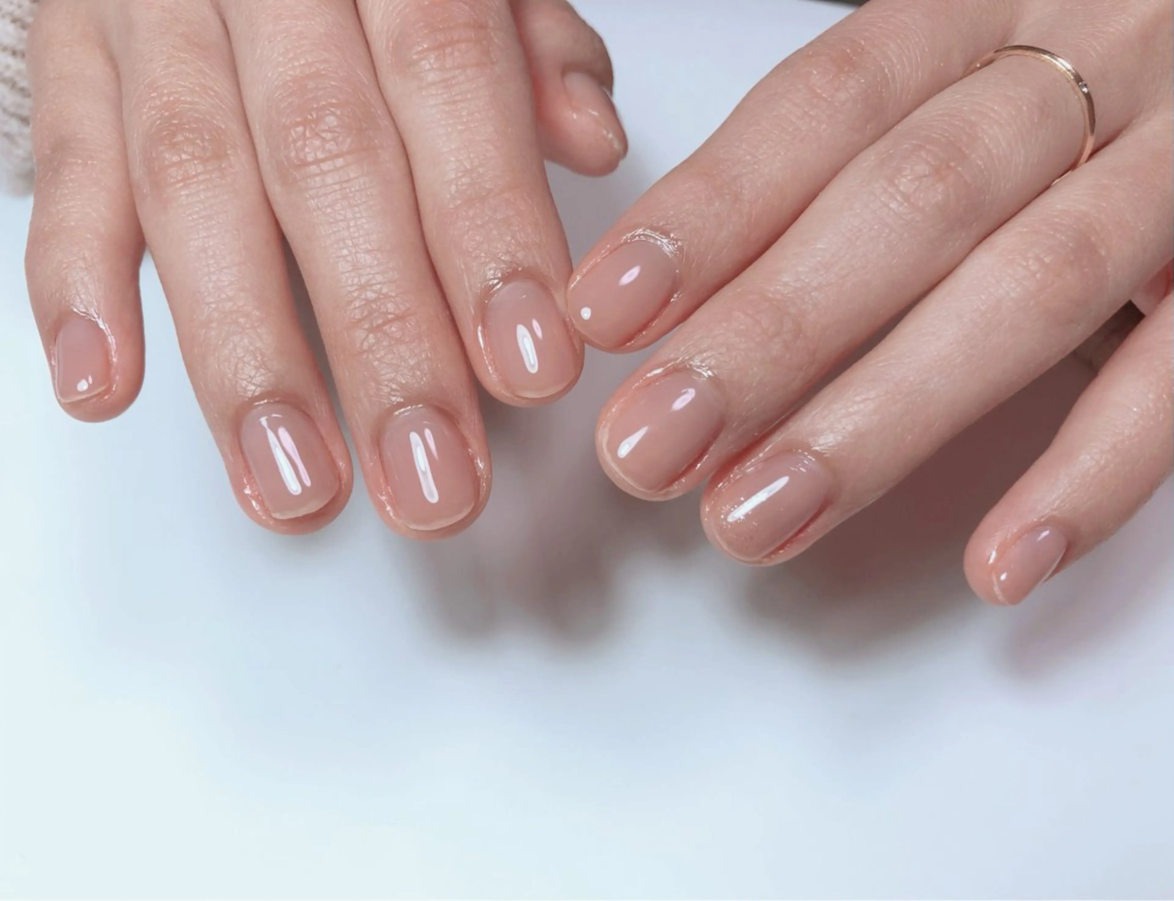 ネイル ラメ(グリッター) ワンカラーネイル atelier in bloomのネイルデザイン