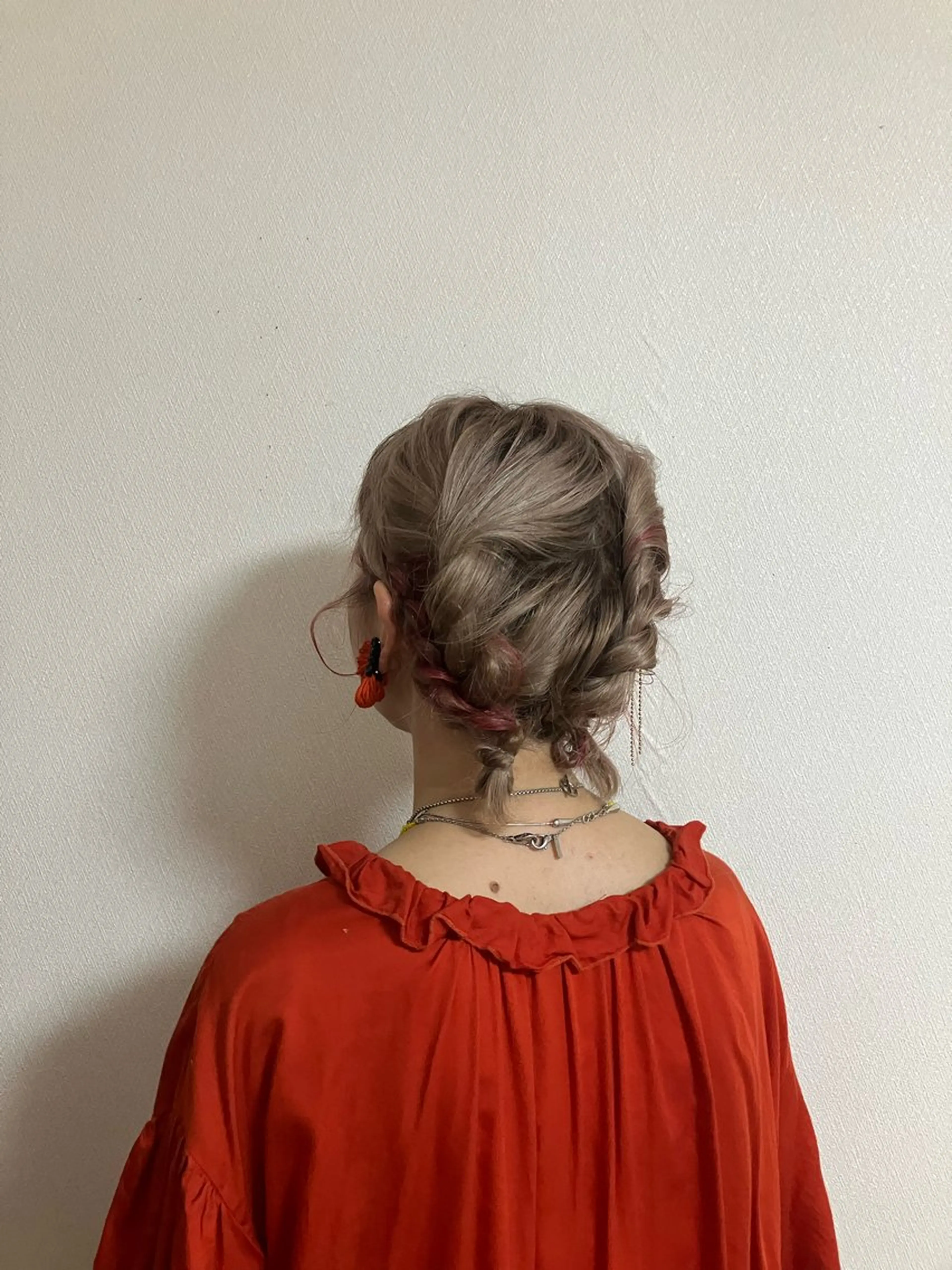 ヘアアレンジ 三つ編み 清水 美香のヘアスタイル