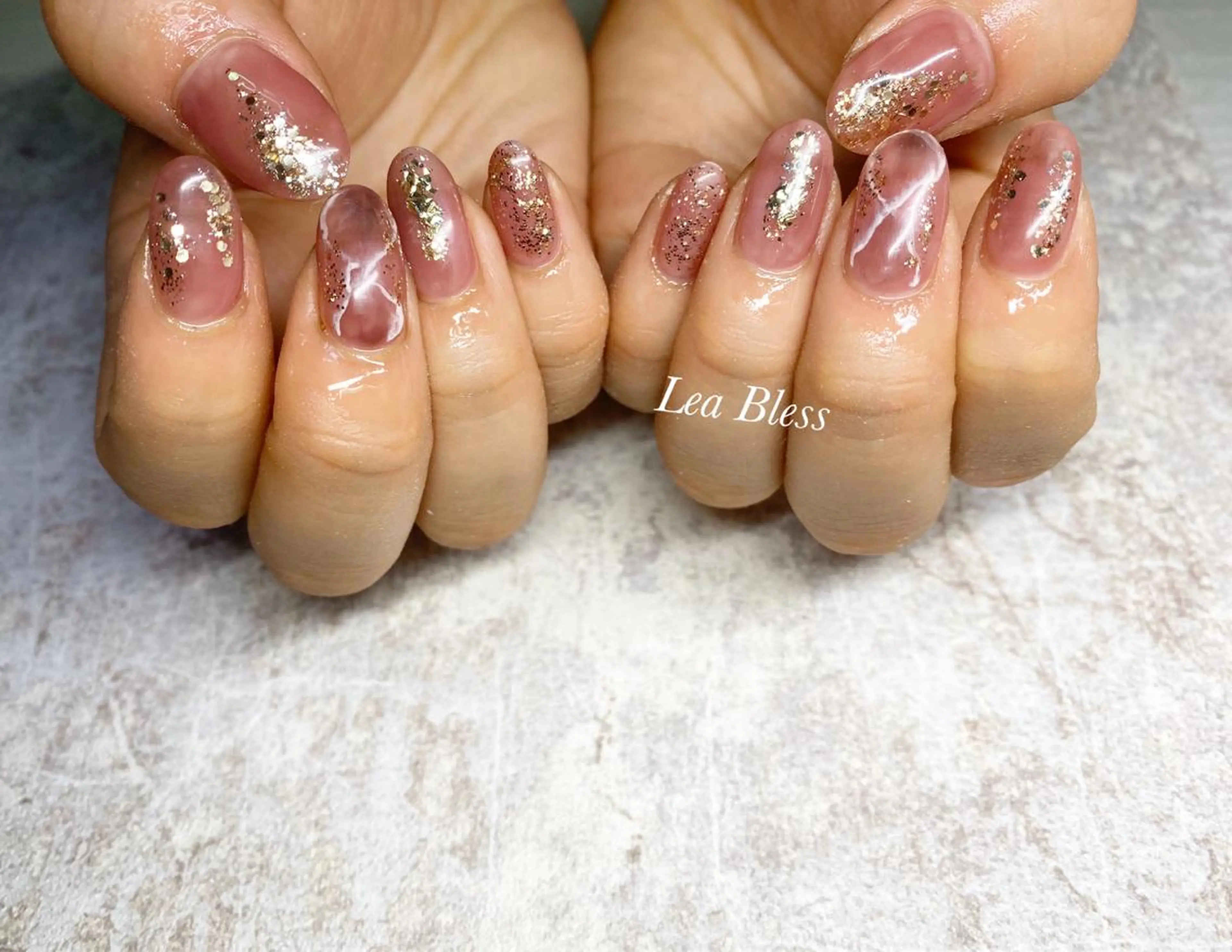 ネイル ハンドネイル Lea Bless 河原町のネイルデザイン