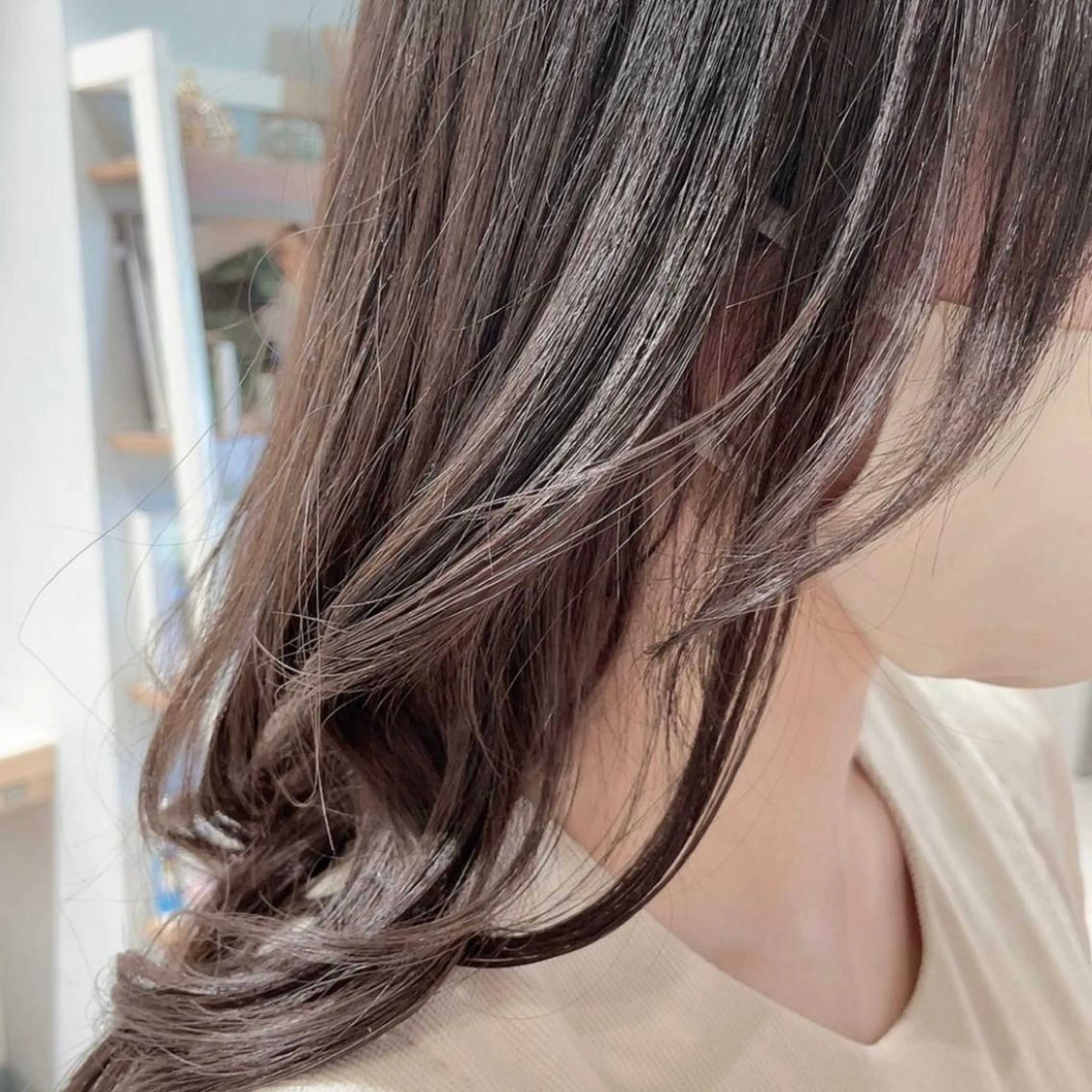 ロング カラー カット ヘアカラー トリートメント 酒井 里穂のヘアスタイル