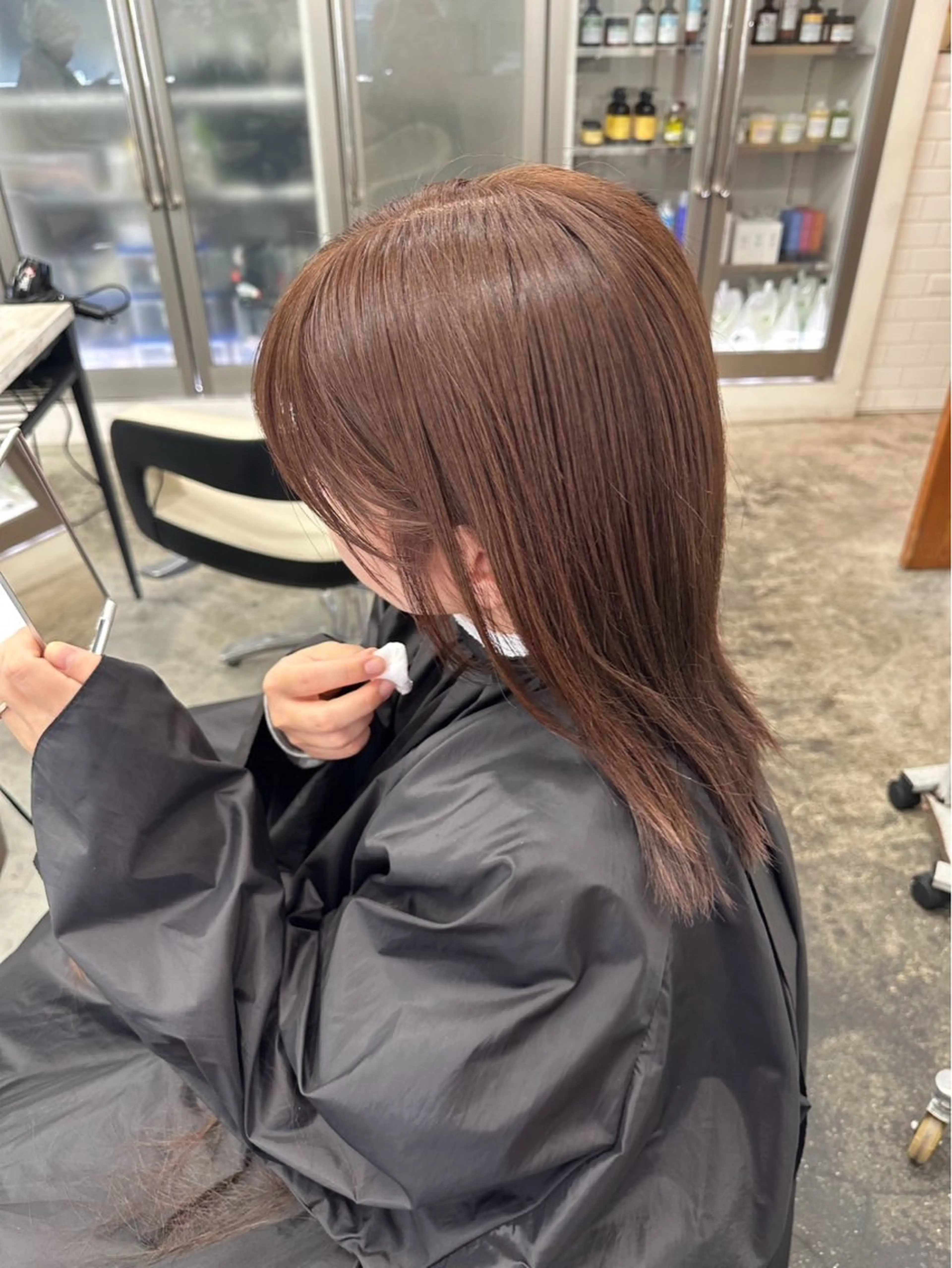 ミディアム カラー ヘアカラー カラーモデル募集 Kuon☀️ྀིのヘアスタイル
