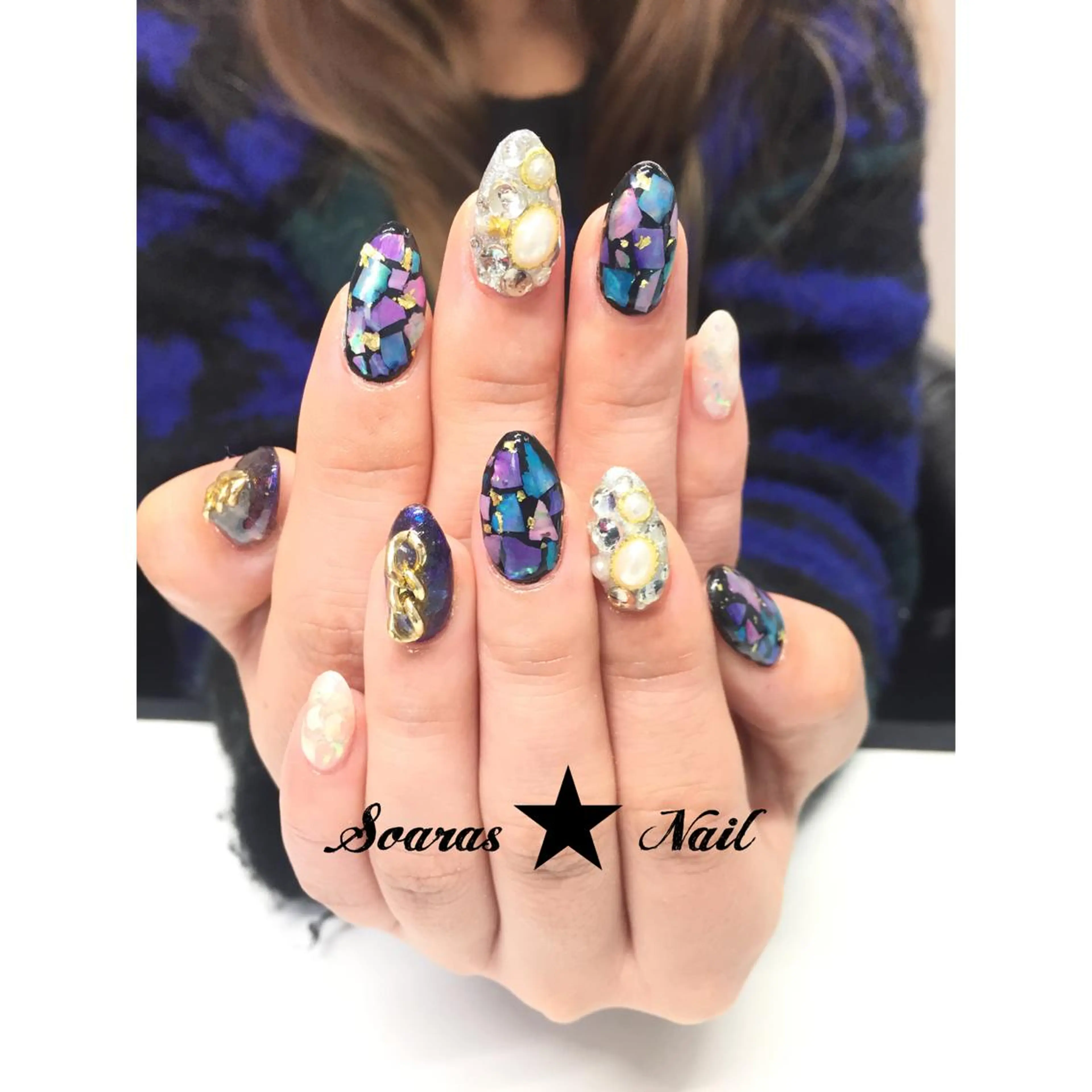 ネイル スカルプネイル soaras nailのネイルデザイン