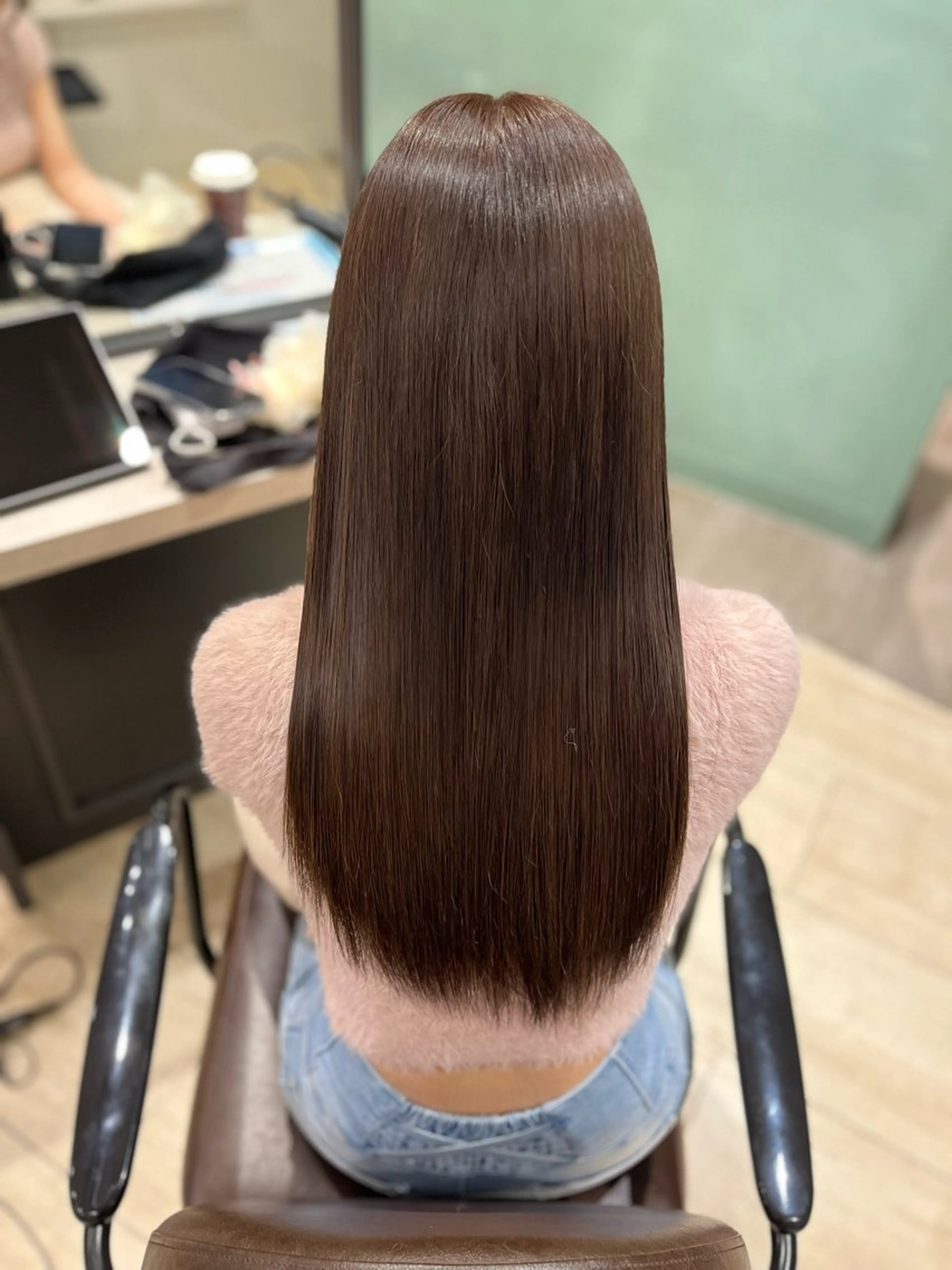 ロング パーマ 縮毛矯正 池袋💙 KOKIのヘアスタイル