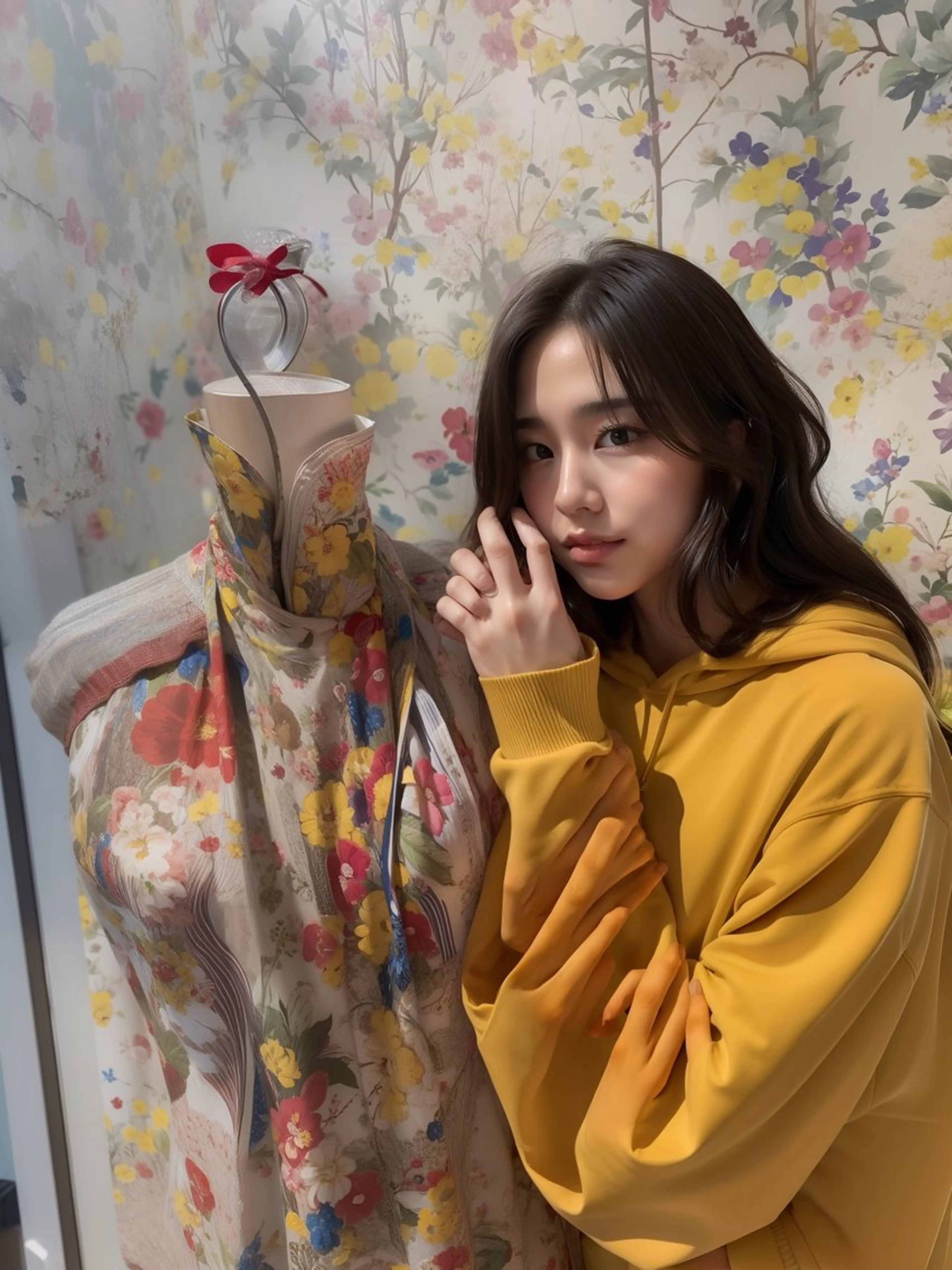 ミディアム 韓国風ヘア 外ハネヘア カット ヘアカラー トリートメント TMJ所属・バズる韓国ヘア 🇰🇷溝邊　拓麿のヘアスタイル