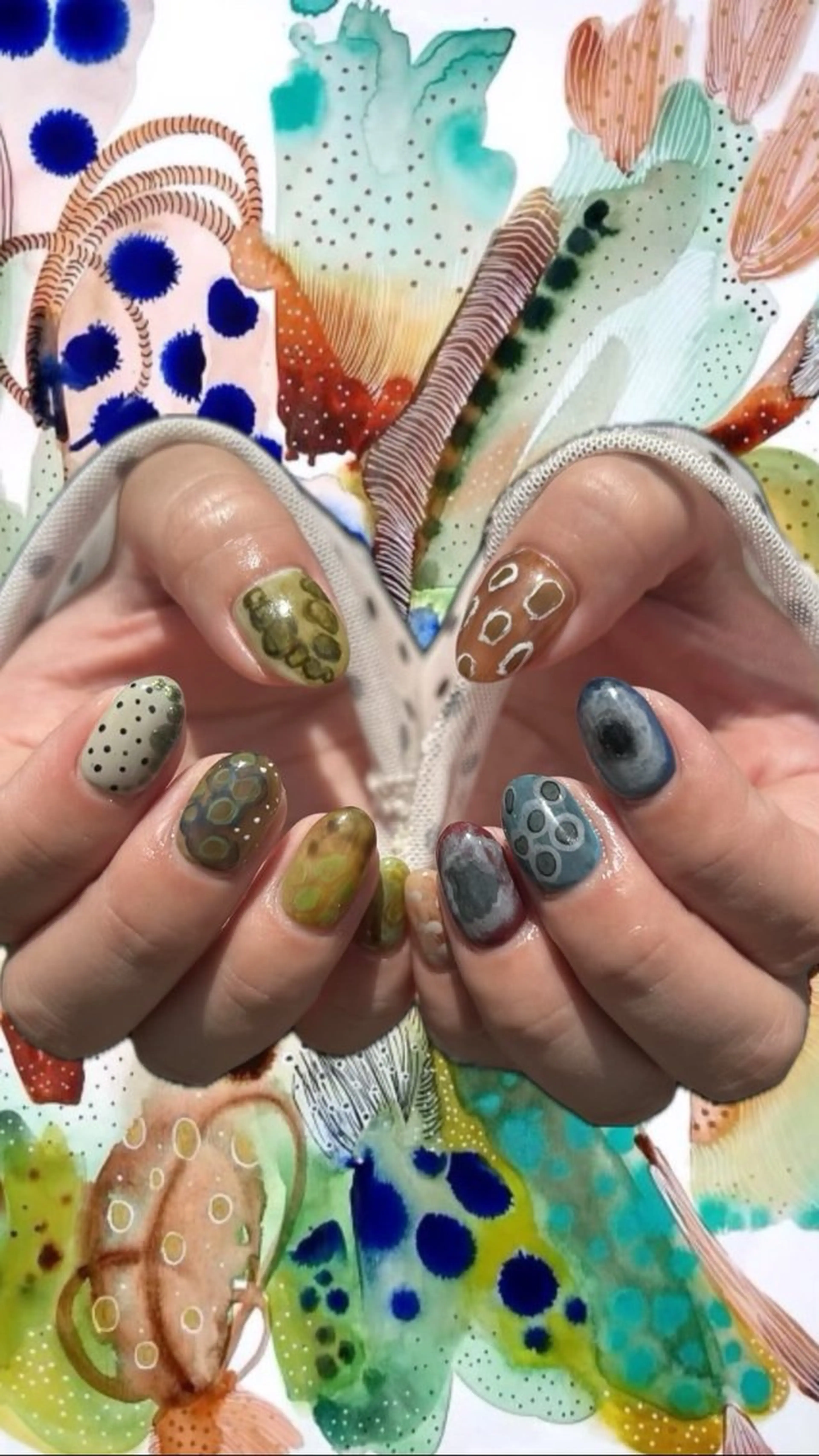 ネイル ハンドネイル ハンドケア 🌀個性派ネイル🌀 シノのネイルデザイン