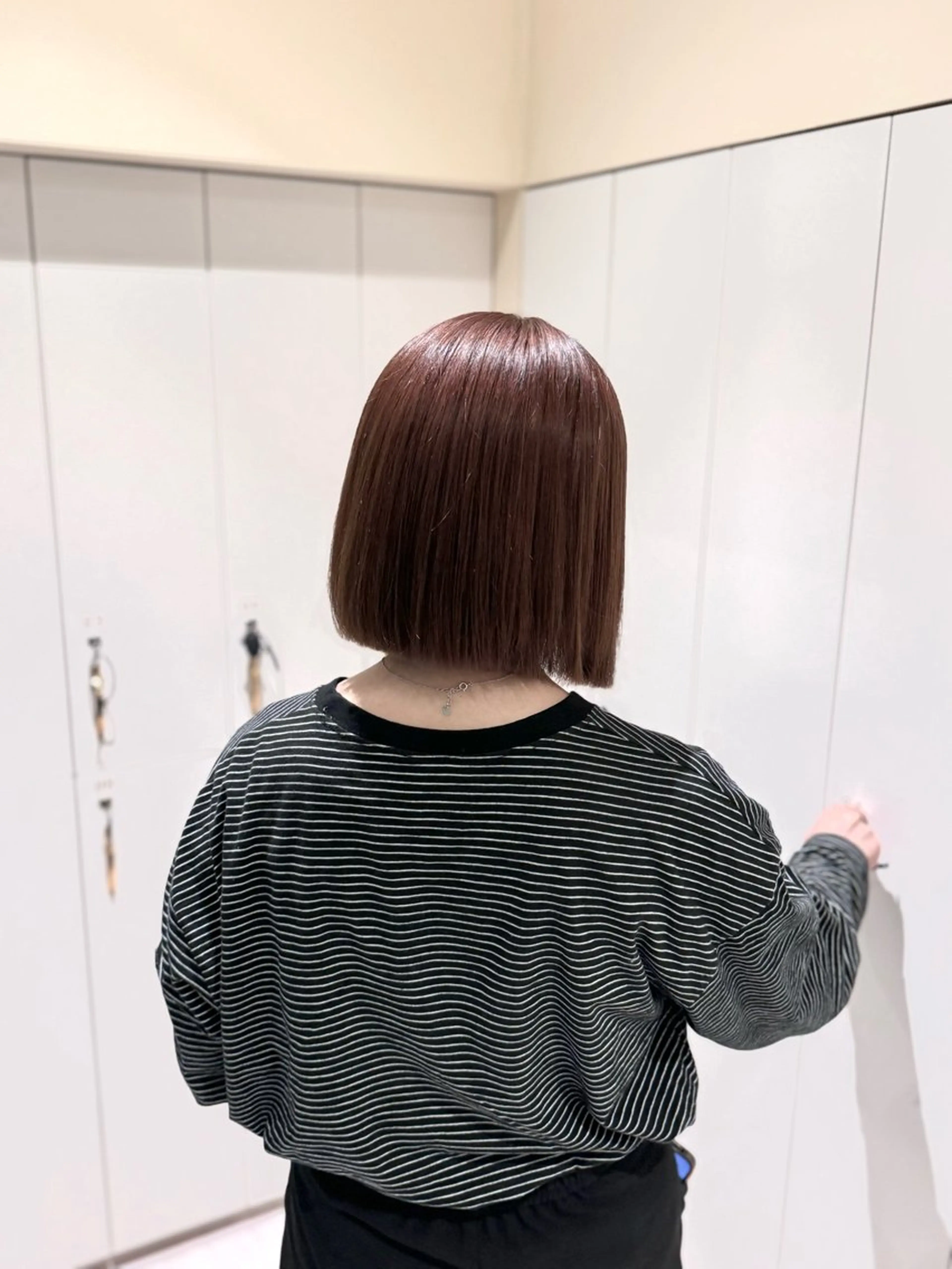 ミディアム カラー ヘアカラー 小山田 愛美のヘアスタイル