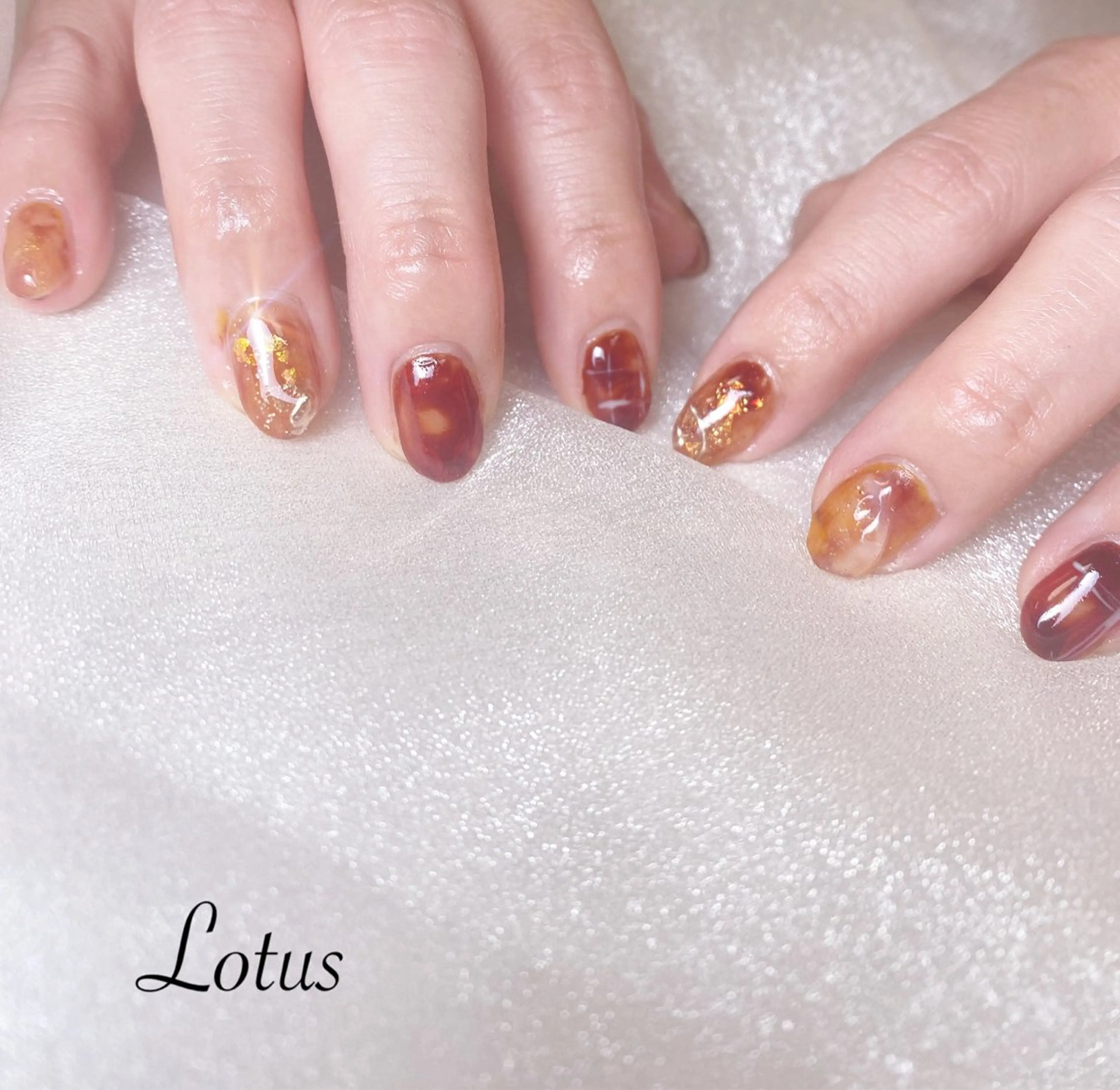 ネイル ハンドネイル Lotus 🌸のネイルデザイン