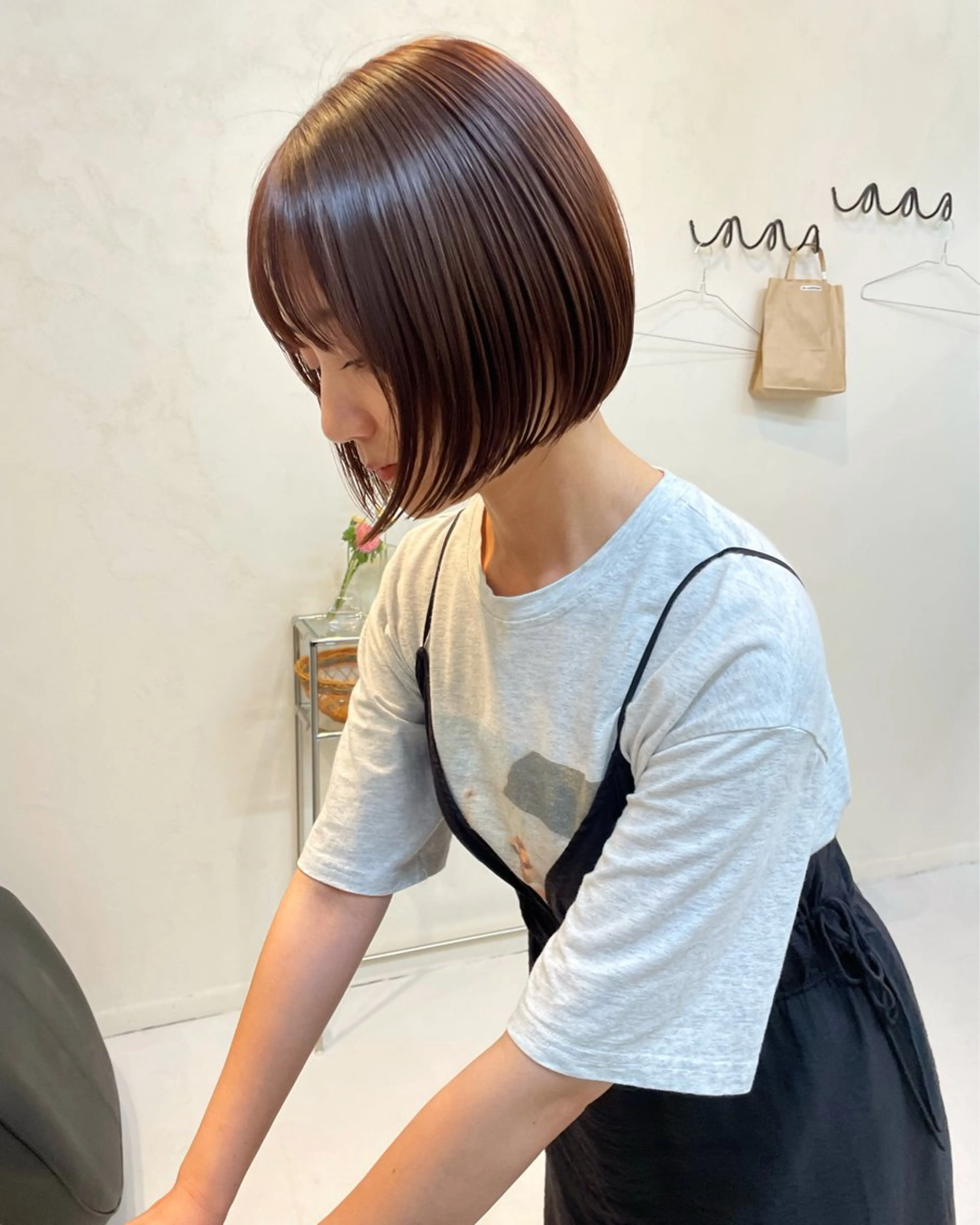 ショート カラー カット ヘアカラー iet.所属・ウルフ/ボブ/耳ツボ ジュエリー◎ricoのヘアスタイル