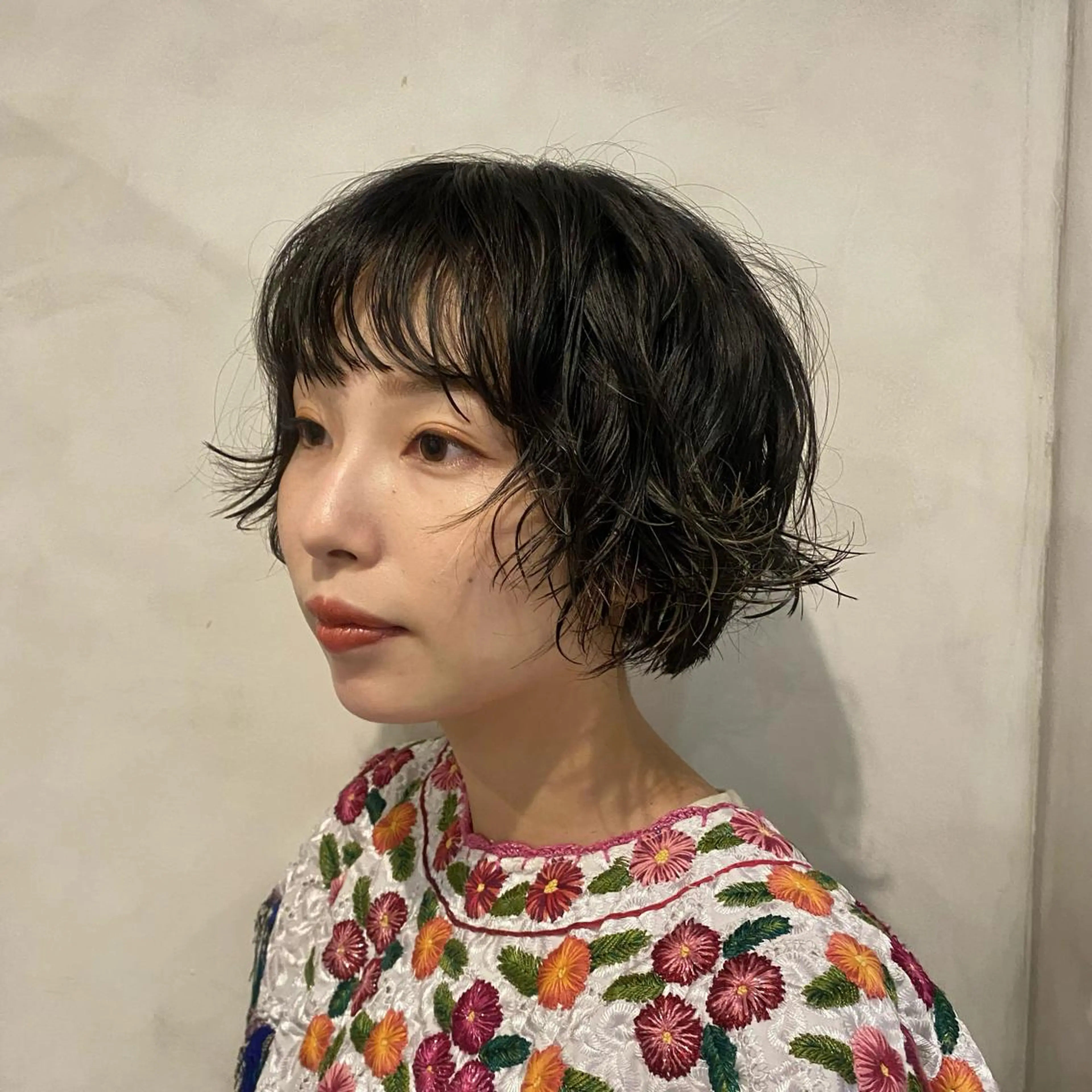ショート パーマ ショートボブ ボブ ショートヘア Aust hair Stella新宿所属・Yuki☺︎パーマ レイヤーカットウルフのヘアスタイル