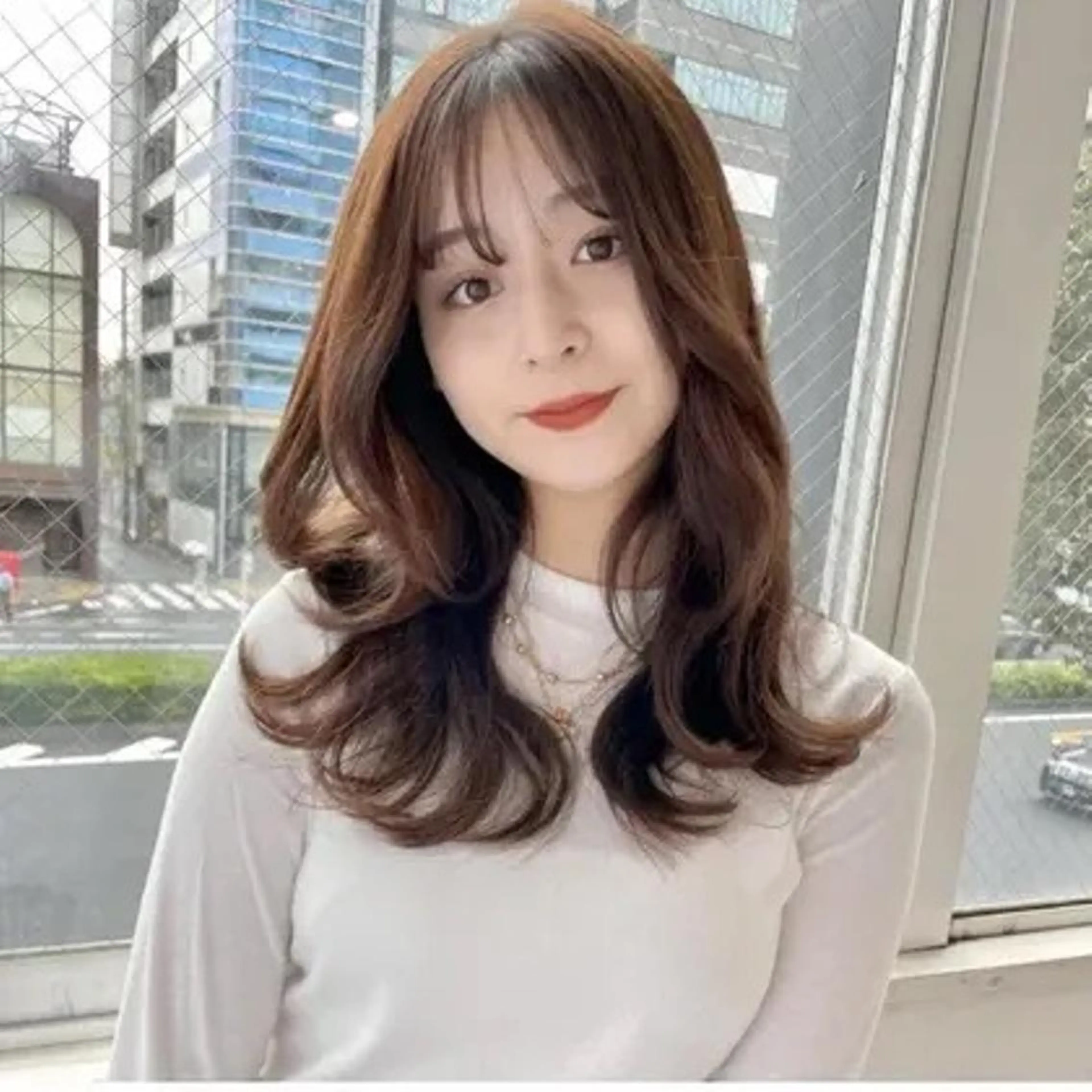 カラー カット ヘアカラー トリートメント ヘアセット 秋髪🍂韓国ベージュ 🤎横浜WILLのヘアスタイル