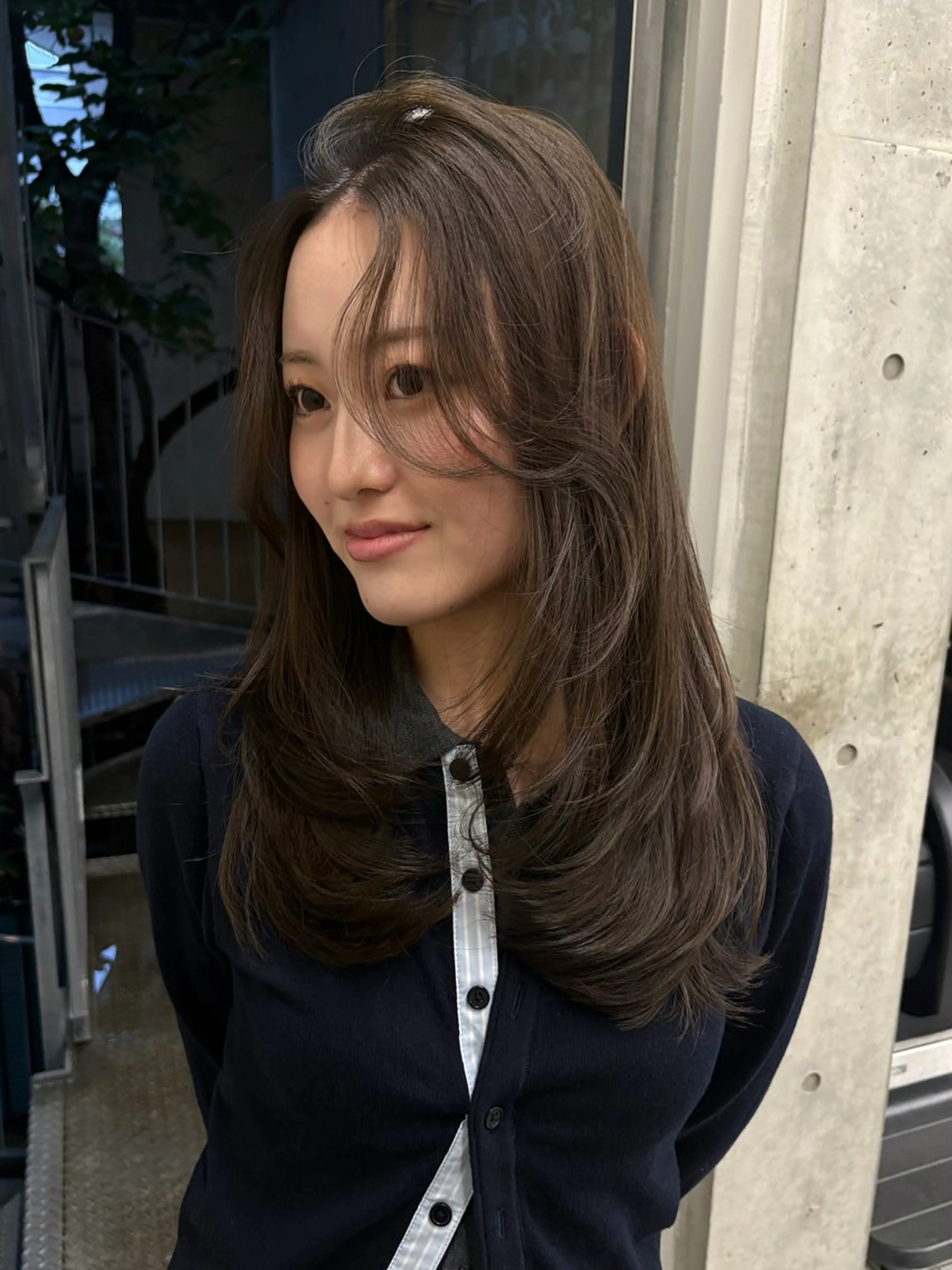 ロング カラー カット ヘアカラー トリートメント レイヤー/柔色 カラー/SAkiのヘアスタイル