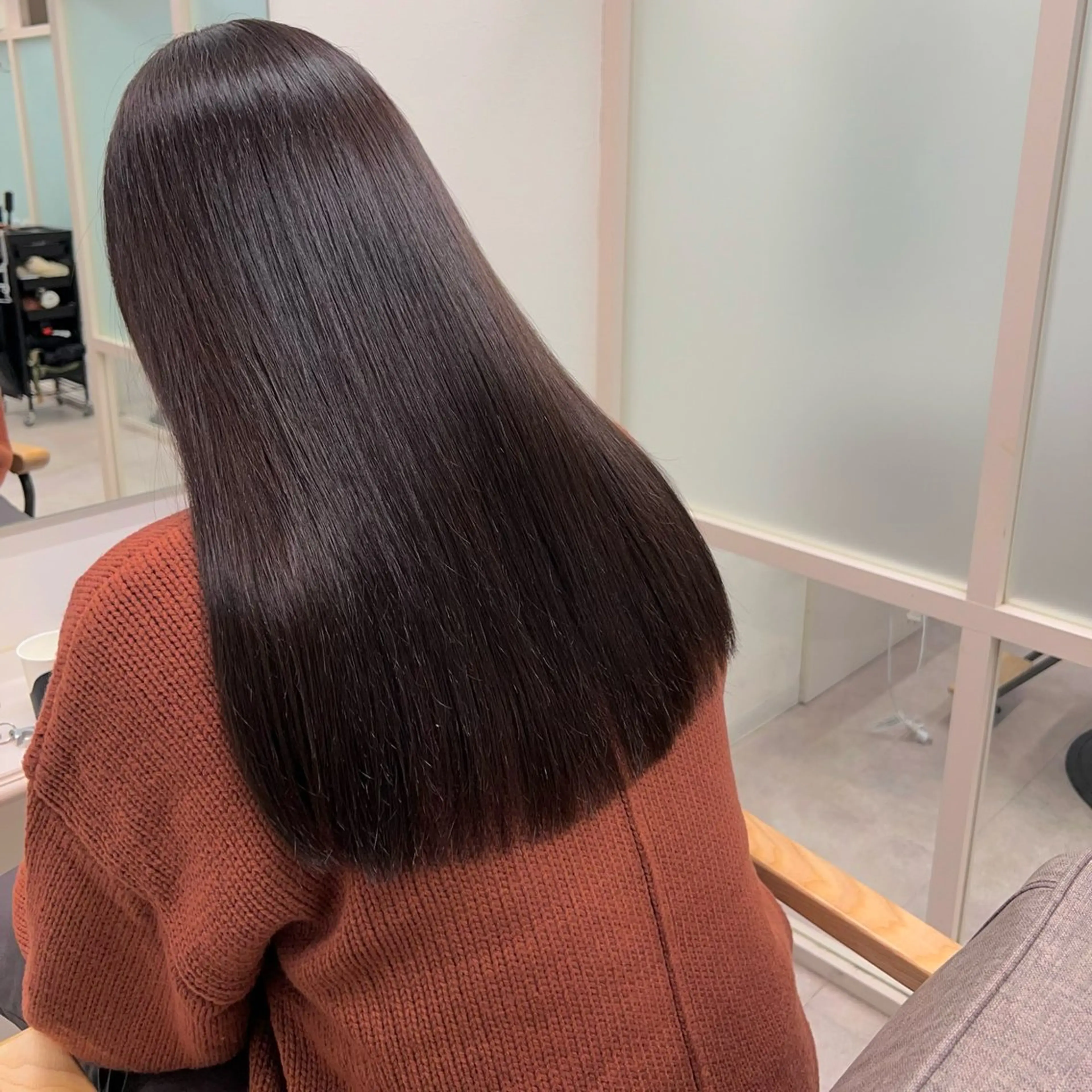 髪質改善縮毛矯正＋カット＋マイクロバブル⭐️の写真