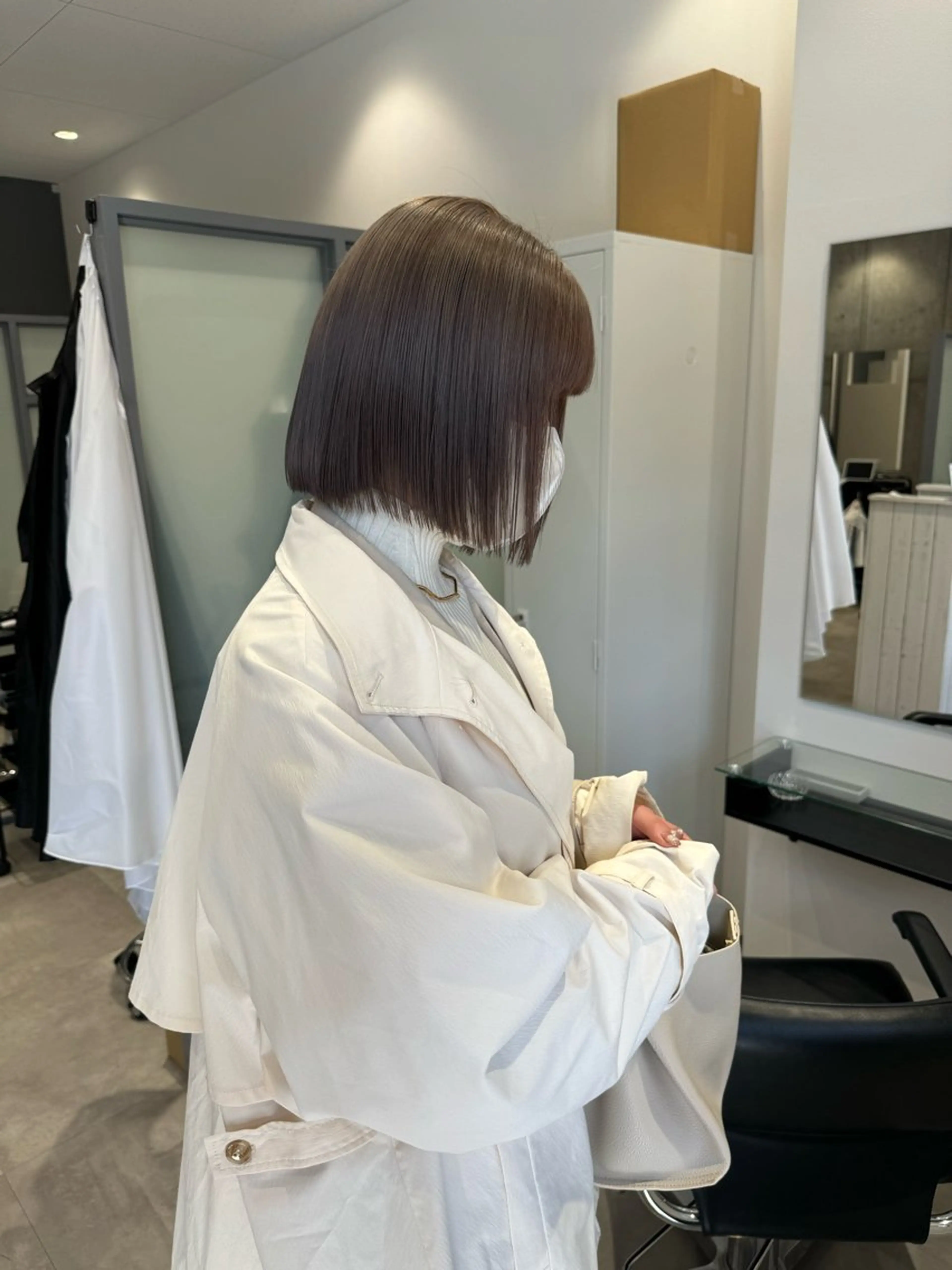 ショート カラー Leyシェアサロン所属・中井亜未/ 姫路ボブのヘアスタイル