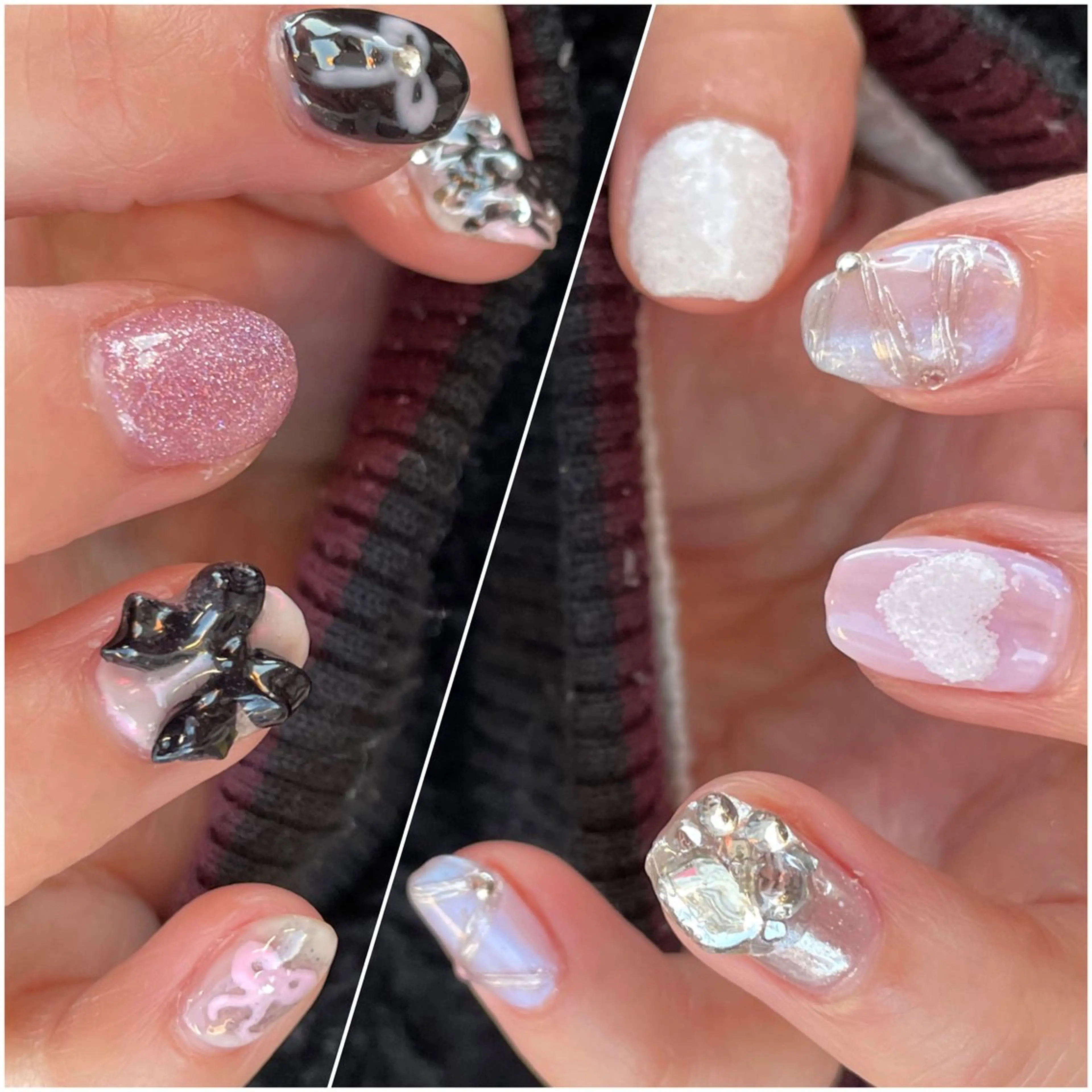 ネイル ハンドネイル るか/透明感 カラー/アレンジのヘアスタイル