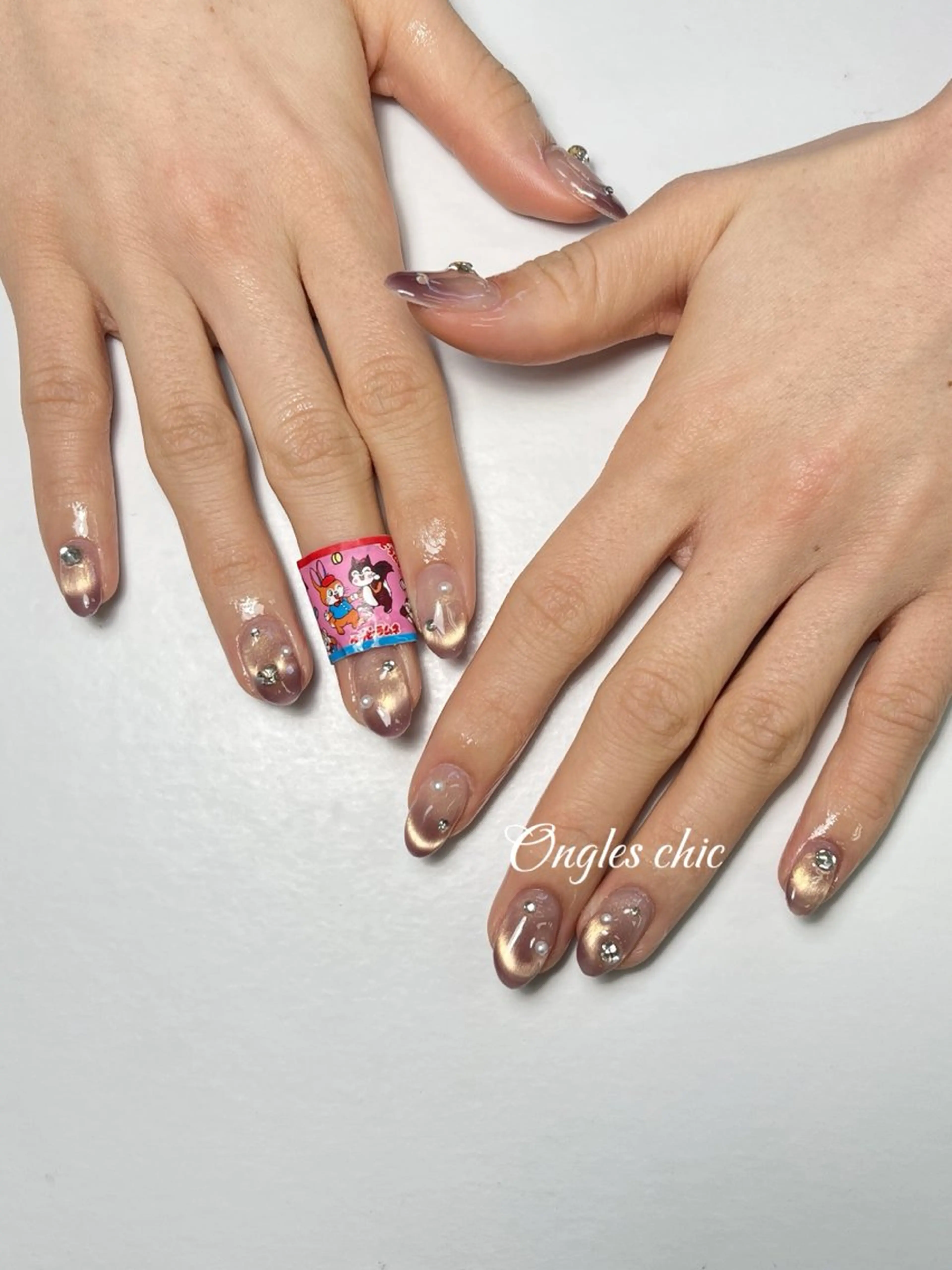 ネイル ハンドネイル ハンドケア ongles chic❤️のネイルデザイン