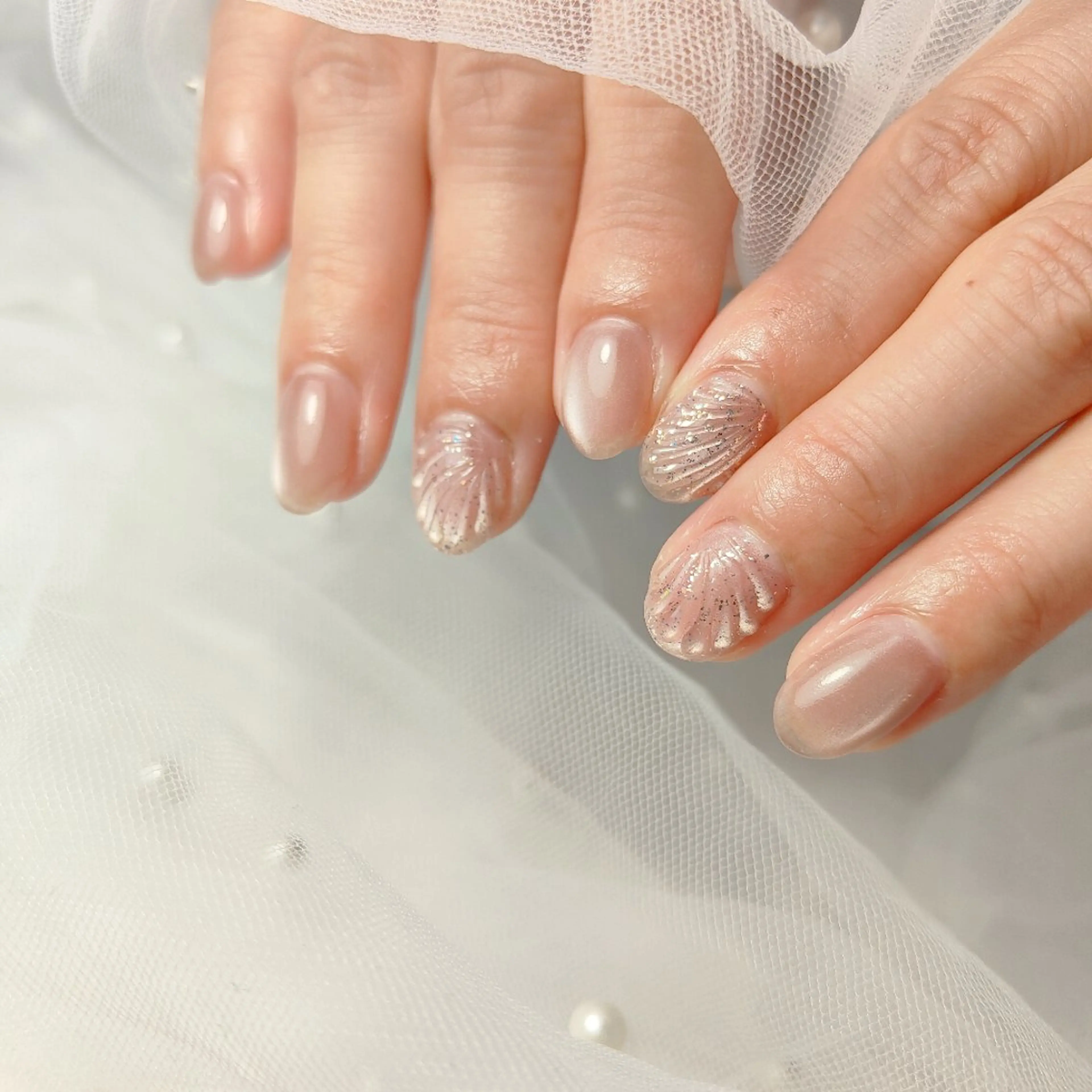 ネイル アートネイル マグネットネイル ハンドネイル CLEAR NAILのネイルデザイン