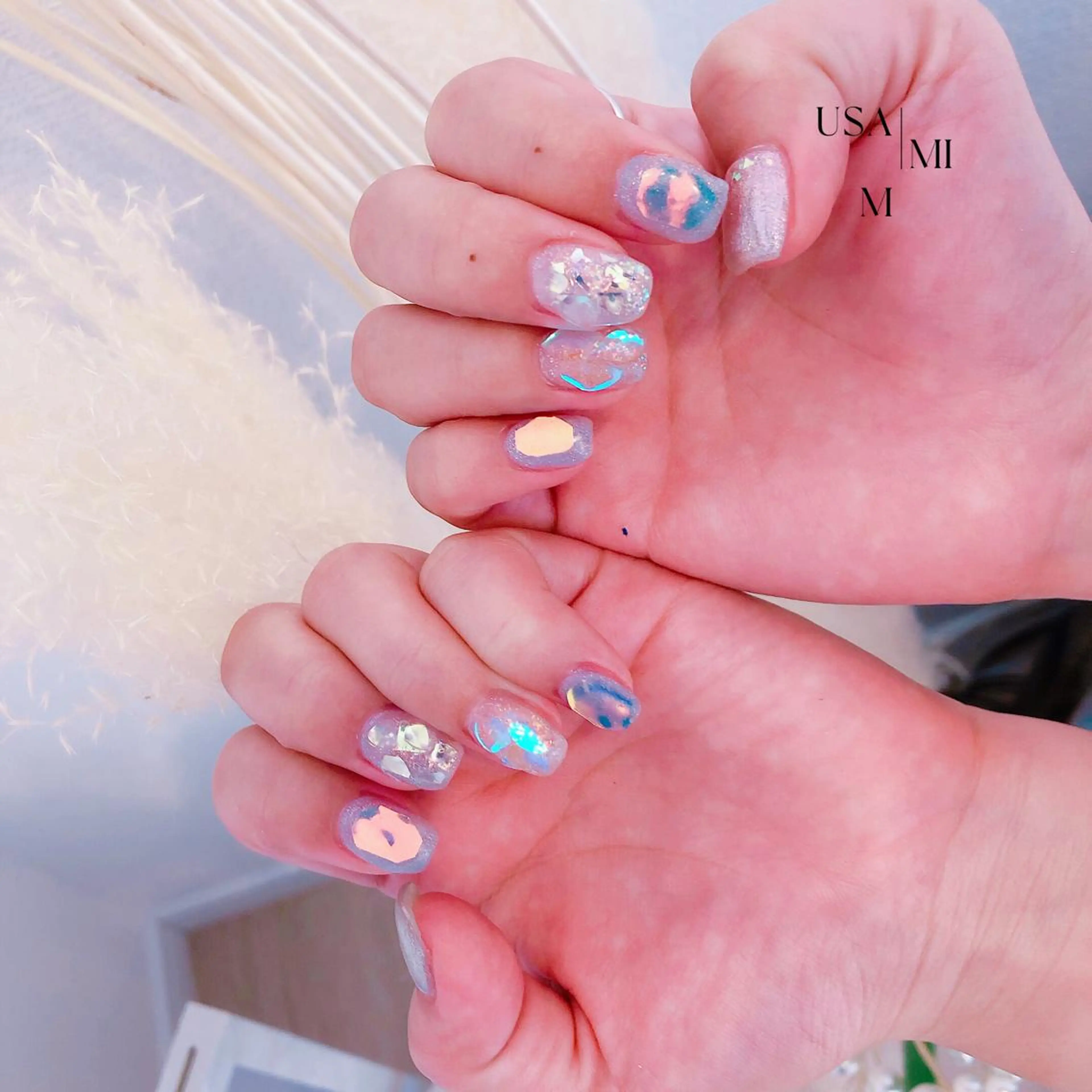 ショート ネイル 💕🐰うさみみ🐰 💕のネイルデザイン