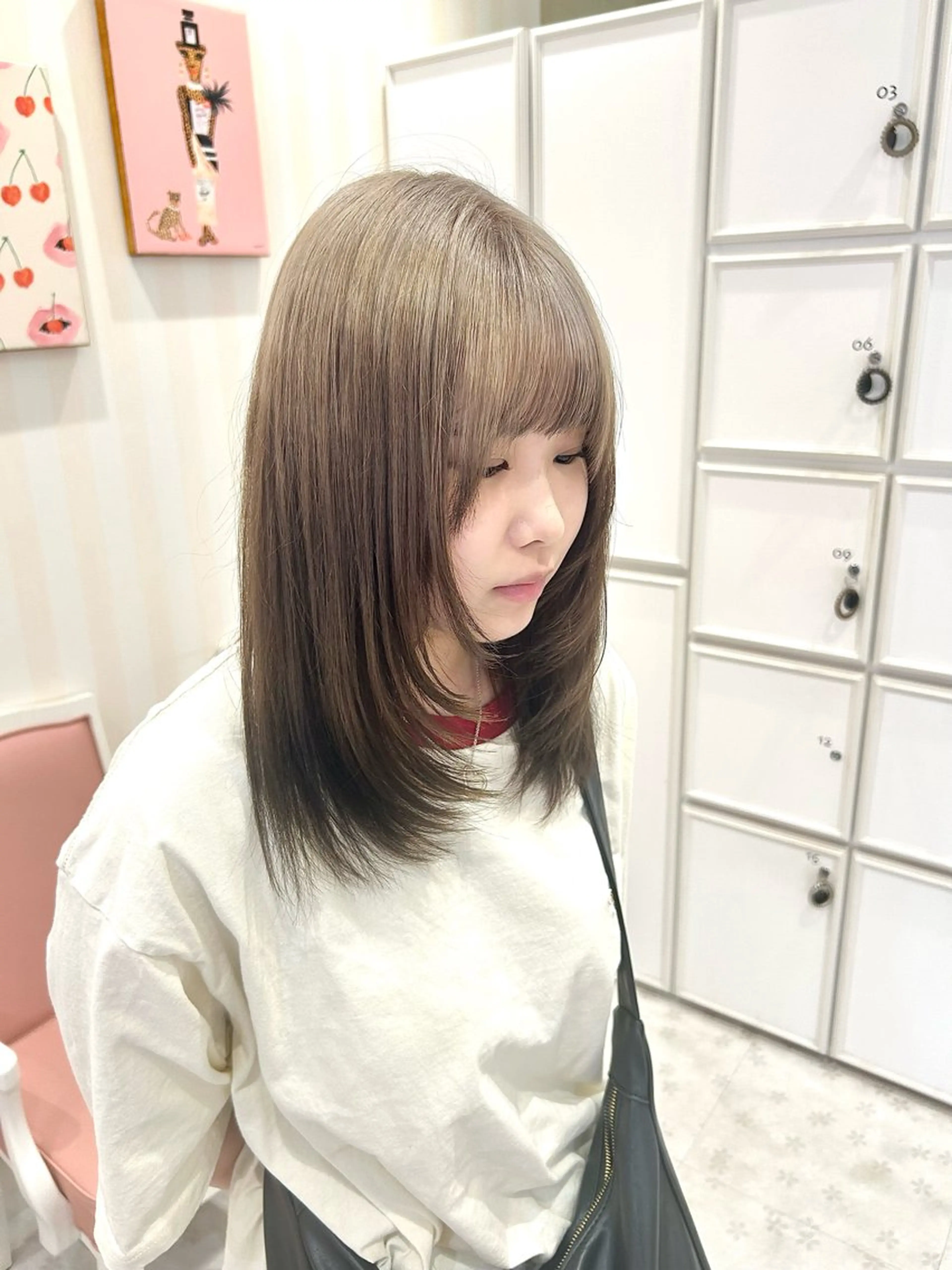 【モデル価格】‼️7月 レディース限定‼️カット+ケアブリーチカラー ※ロング別  ブロー込みの写真