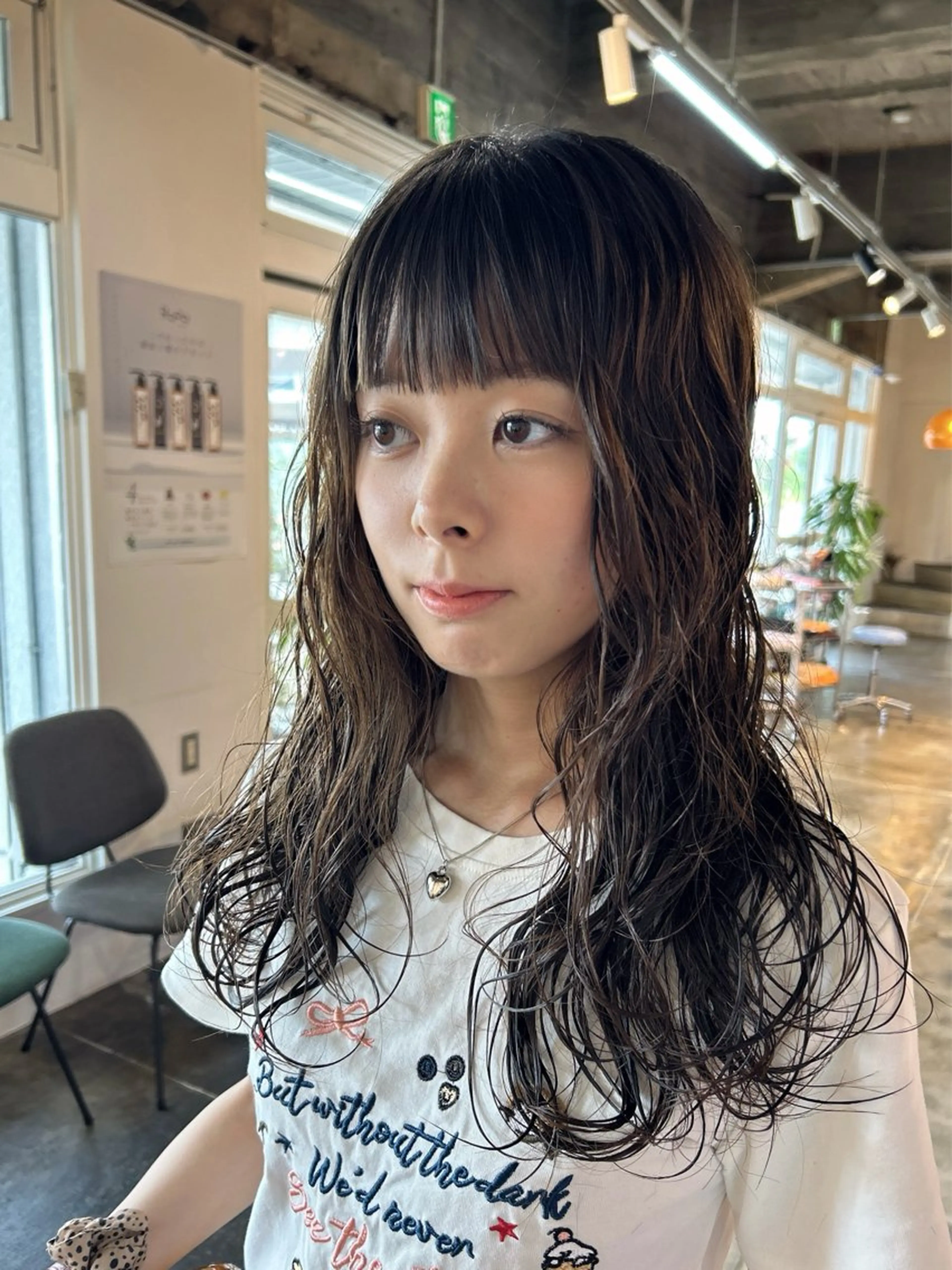 ロング ロング パーマ 透明感カラー 暖色shihoのヘアスタイル