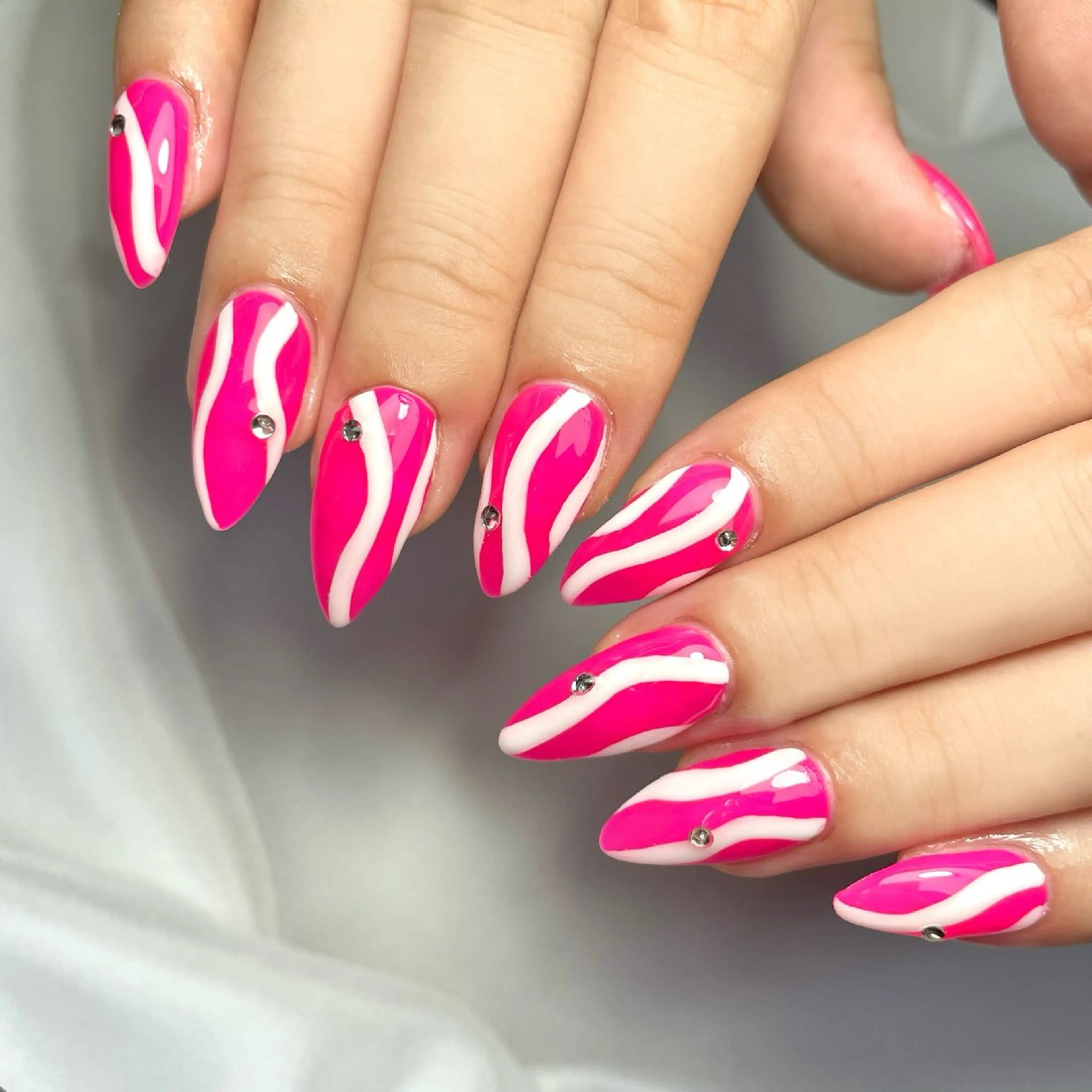 ネイル ピンク ハンドネイル Oracion Nailのネイルデザイン