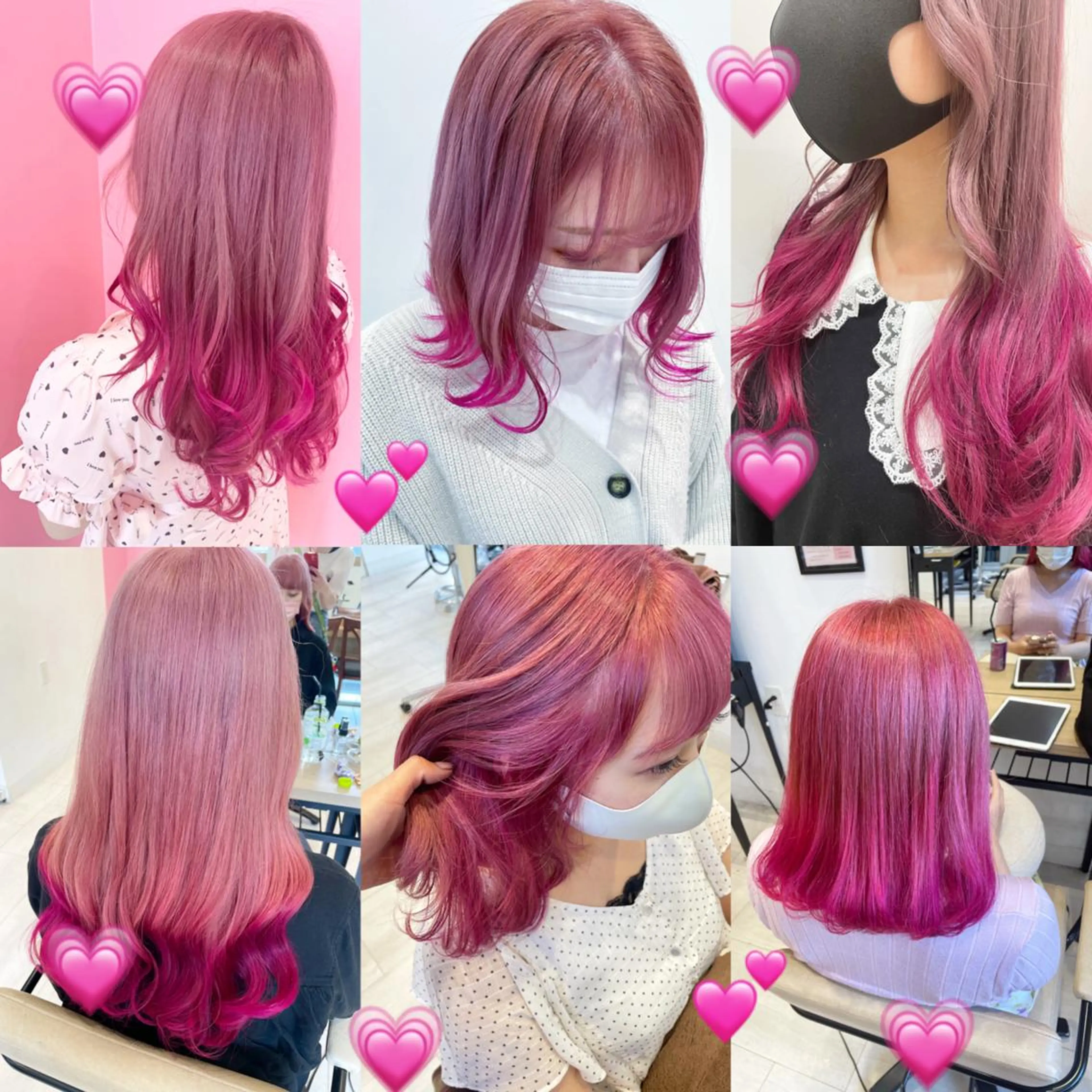 ミディアム カラー グラデーションカラー ピンクカラー EMANON新宿東口所属・新宿駅近♡ ♡個室♡三都季🌜のヘアスタイル