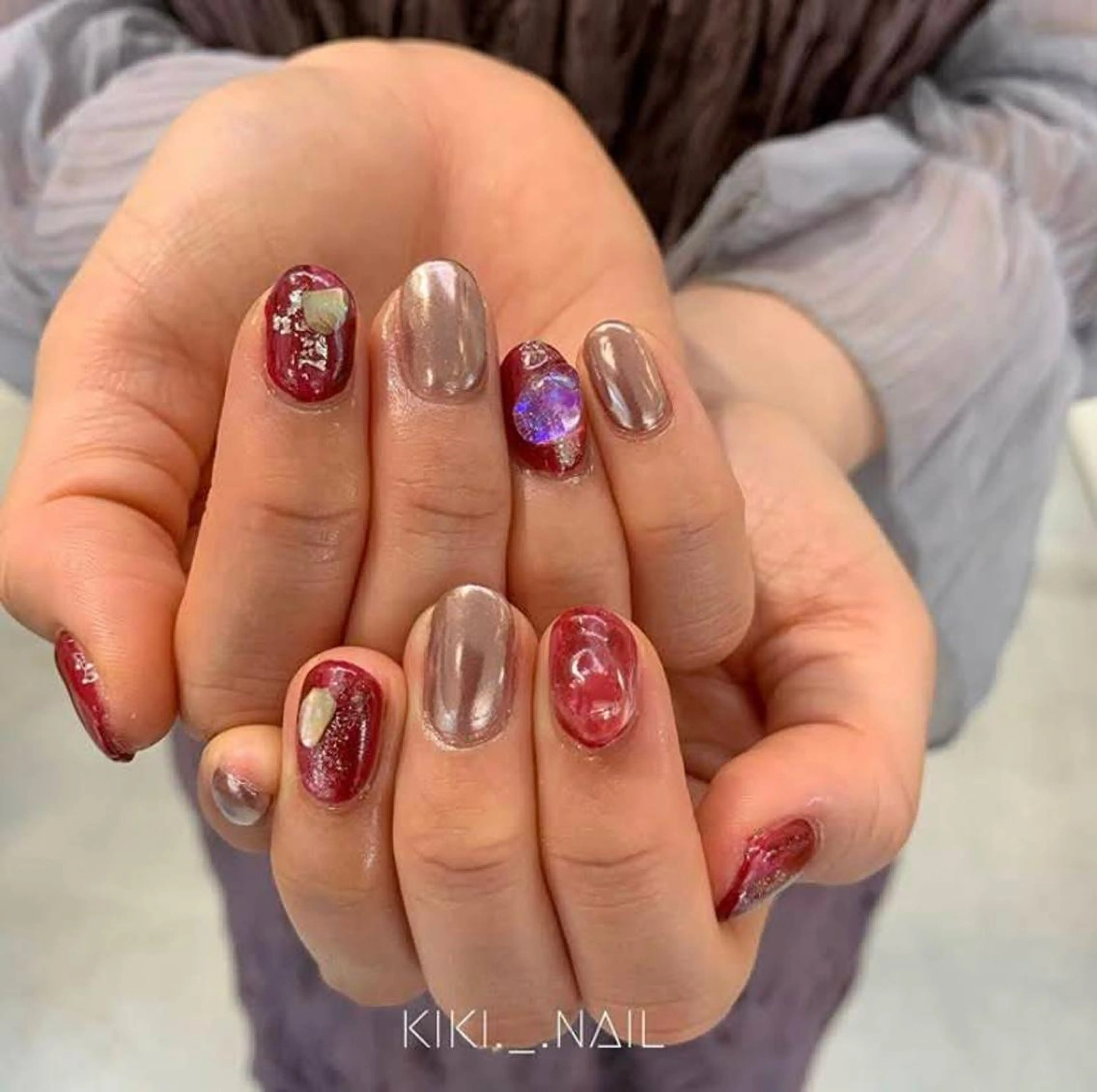 ネイル ハンドネイル HAIR & FACE EDGE（エッジ）所属・kiki ._.nailのマツエク・マツパデザイン