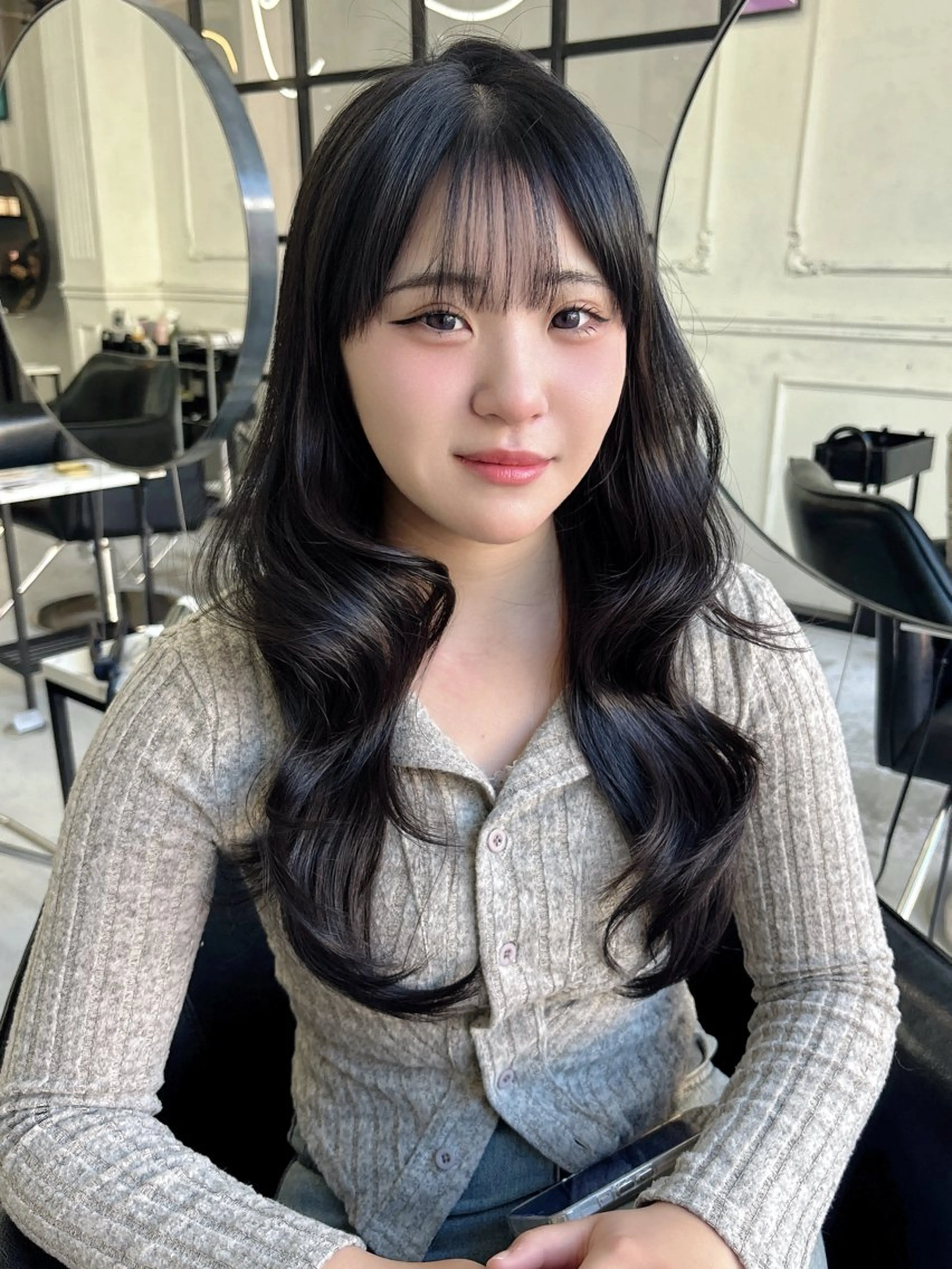 ロング レイヤーカット カット fudge所属・MaisonHALU 松浦光咲のヘアスタイル