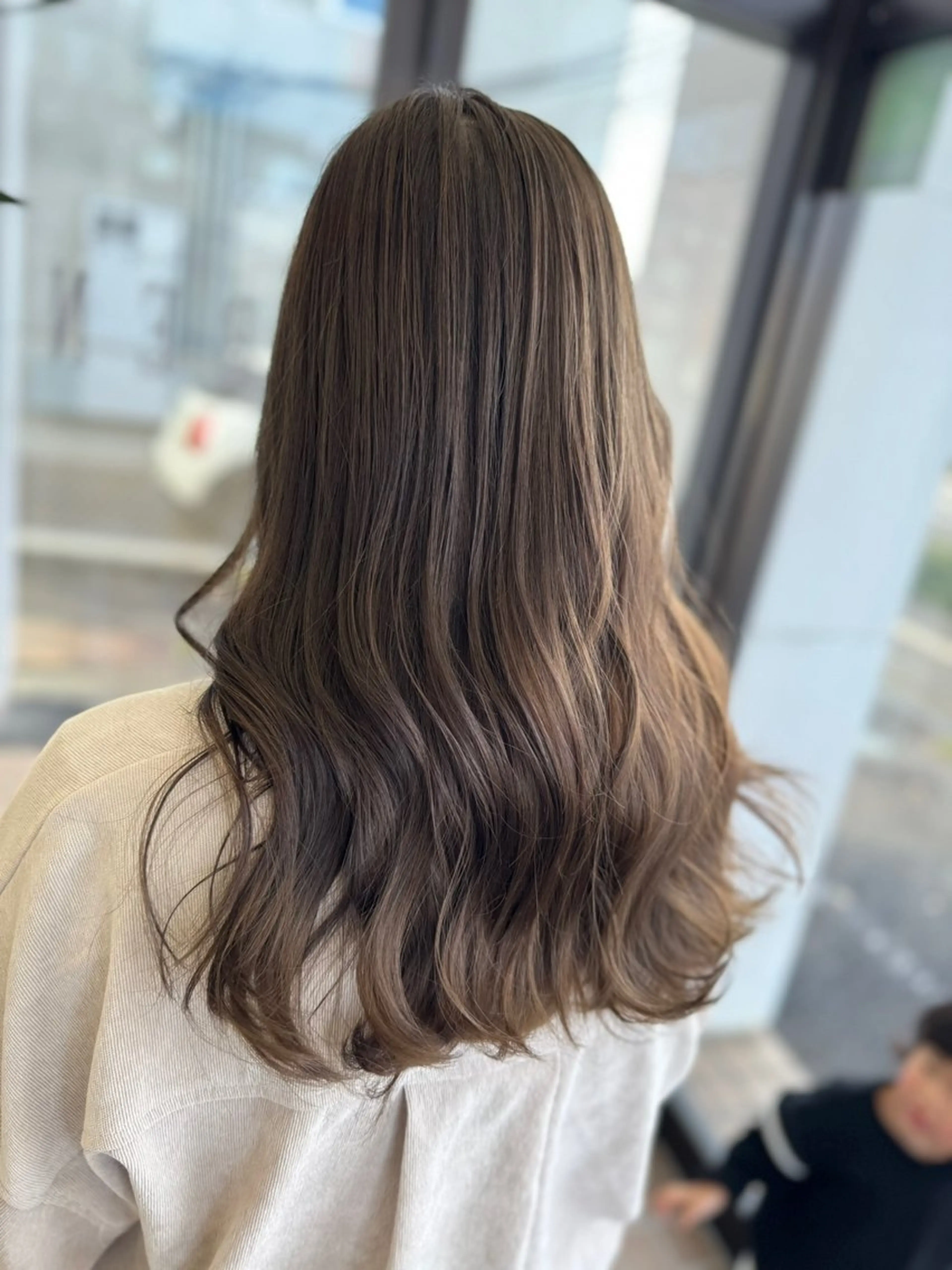 ロング ヘアカラー トリートメント 🇰🇷韓国風顔周り NANAMI🇰🇷のヘアスタイル
