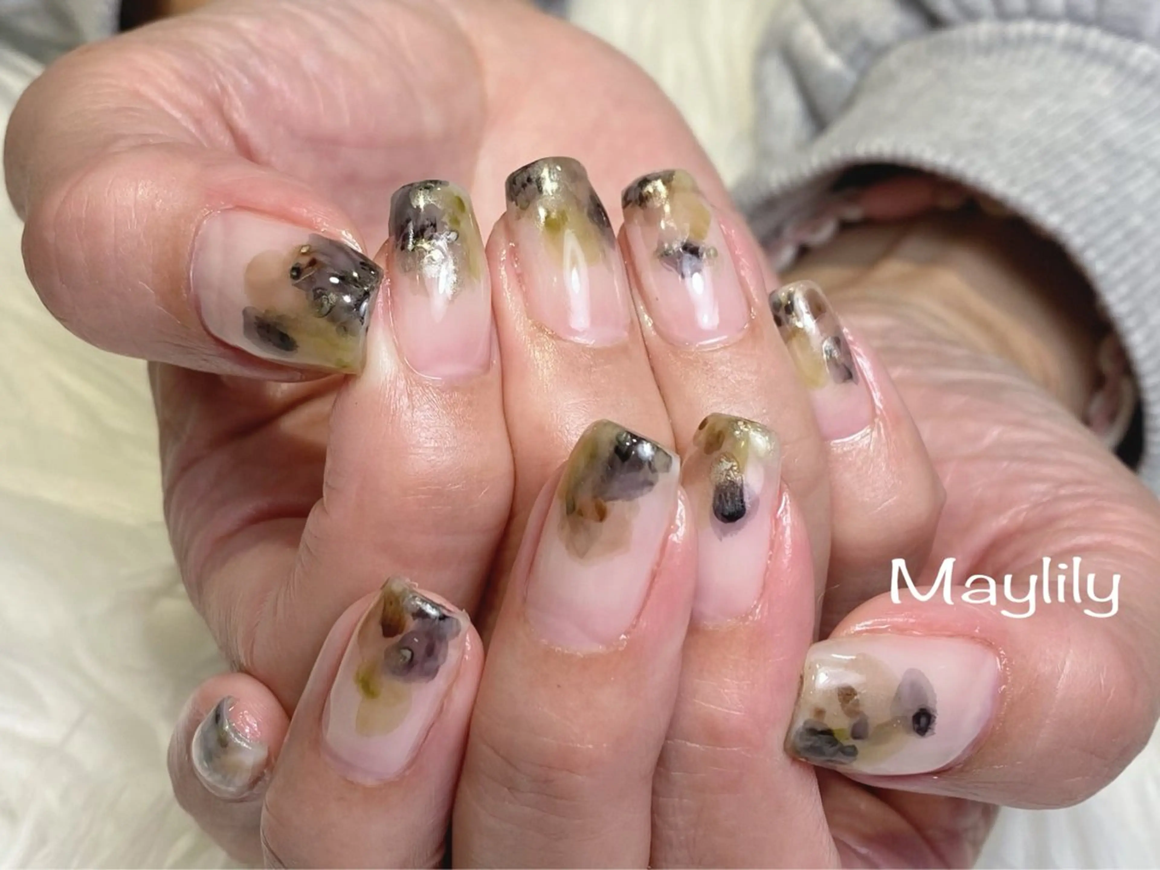 ネイル アートネイル ハンドネイル Nail salon Maylily所属・Nail salon Maylilyのネイルデザイン