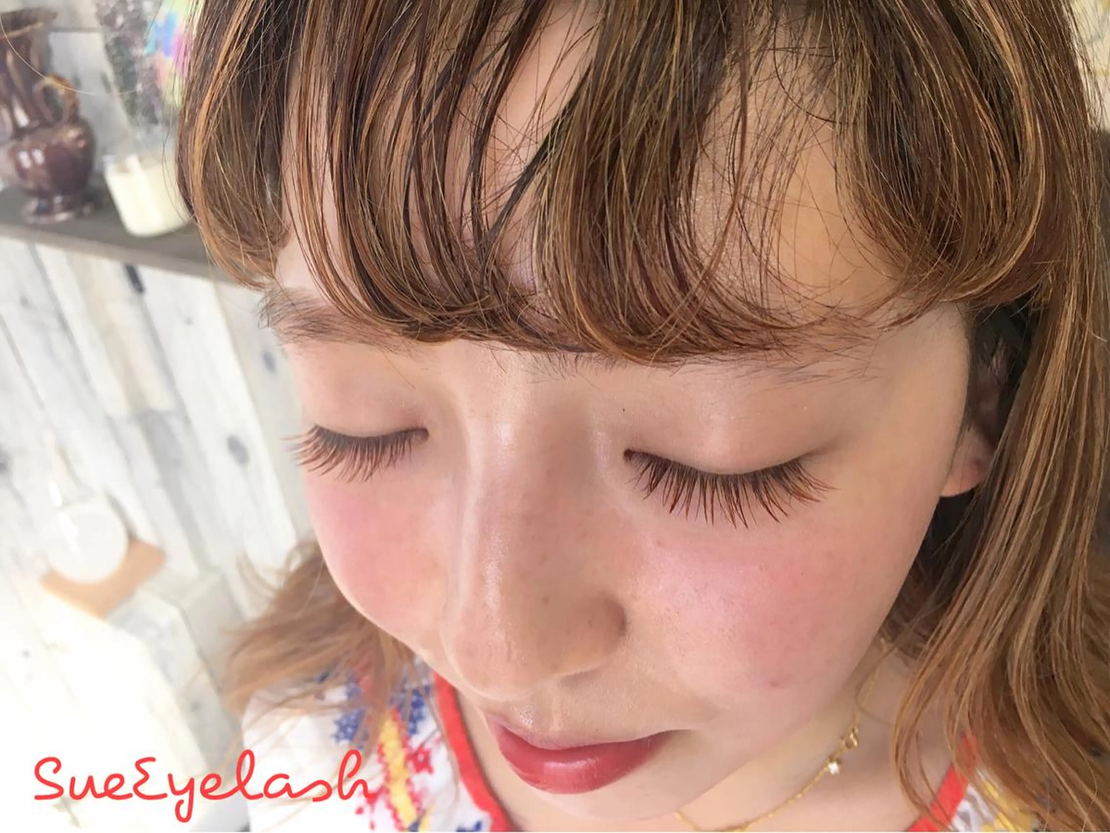 マツエク・マツパ カラーマツエク Sue eyelash&eyebrow所属・Shigeno Hikaruのマツエク・マツパデザイン