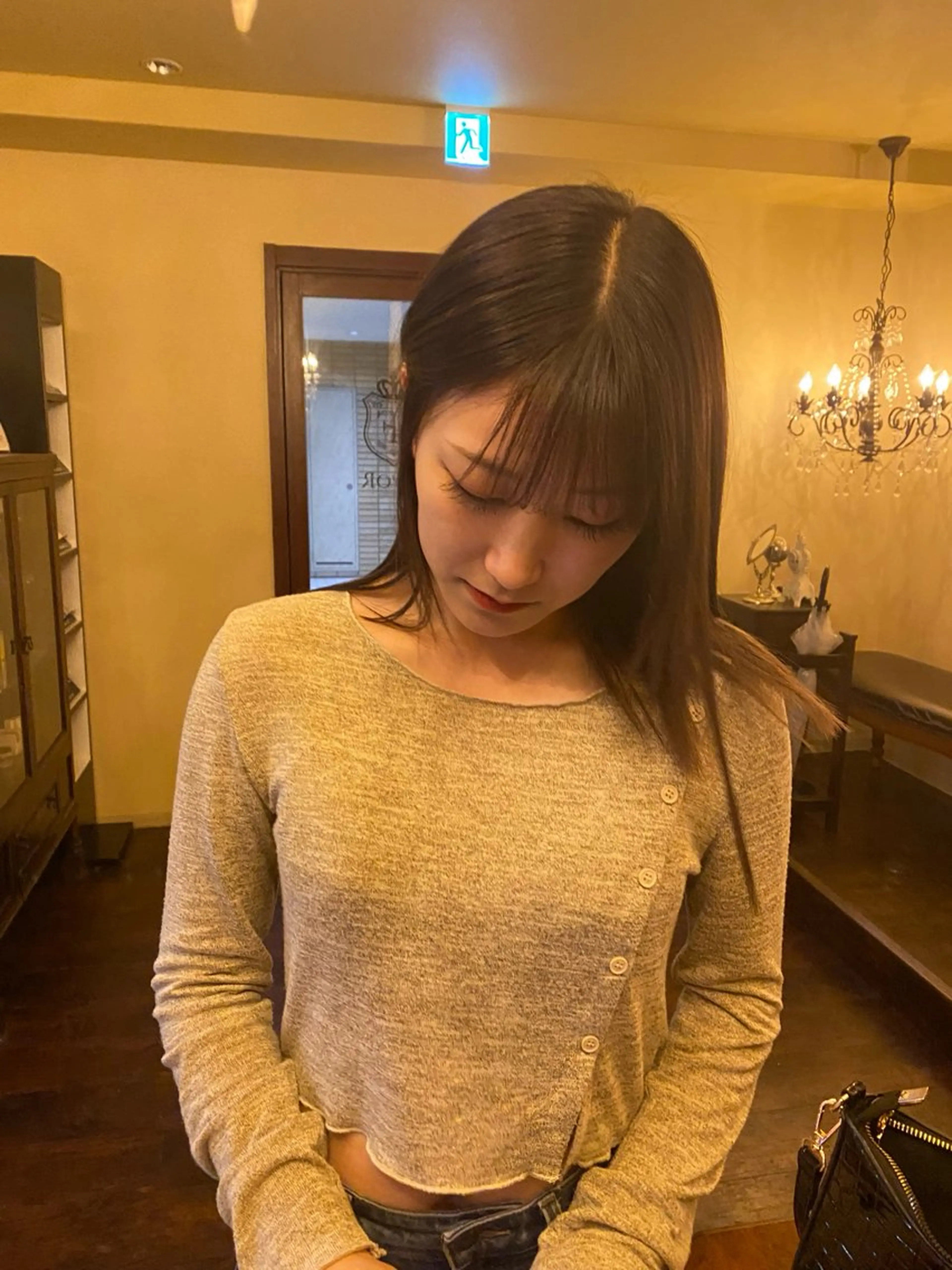 カラー 笠井 彩花のヘアスタイル