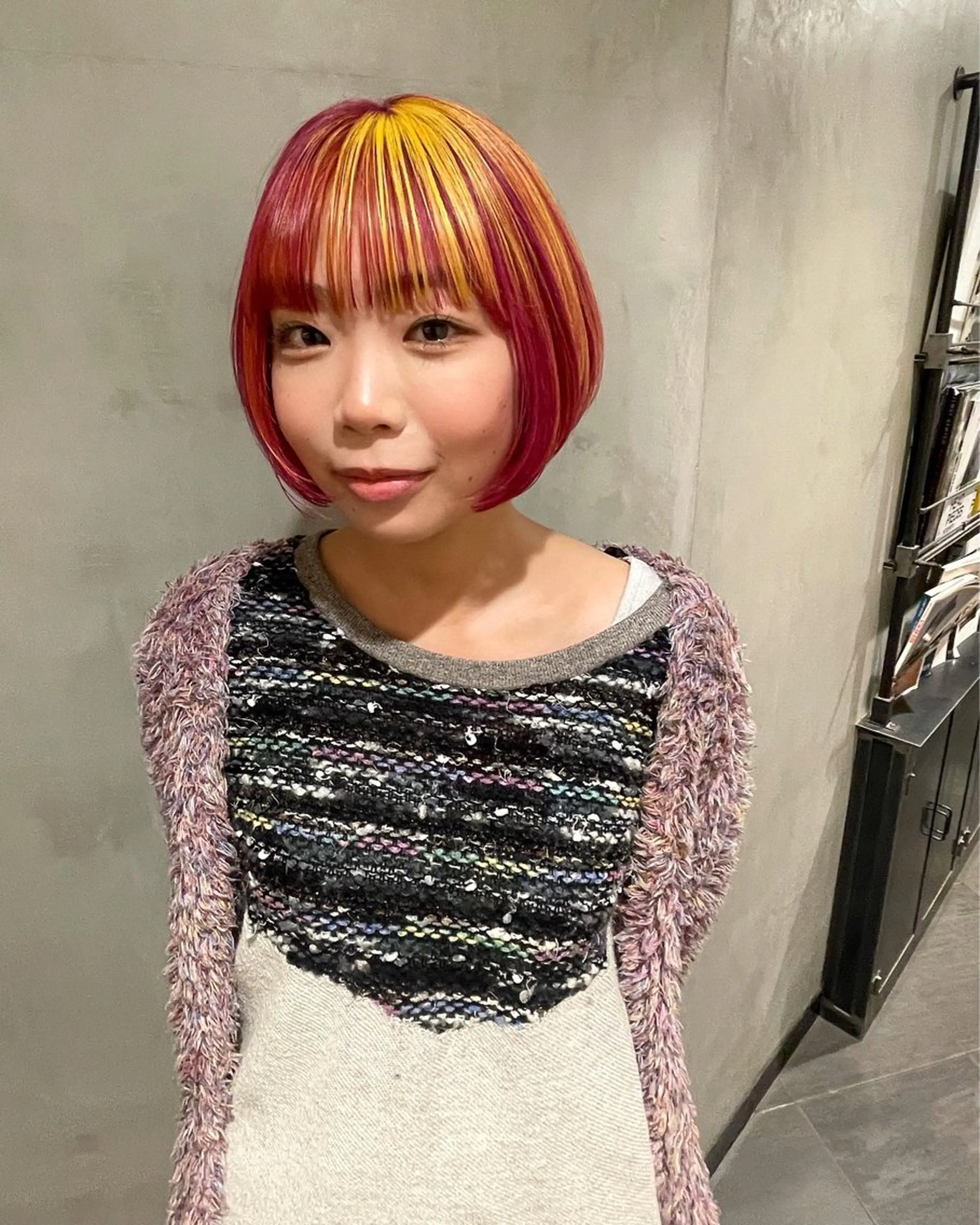 ショート カラー ヘアカラー トリートメント 優 作のヘアスタイル