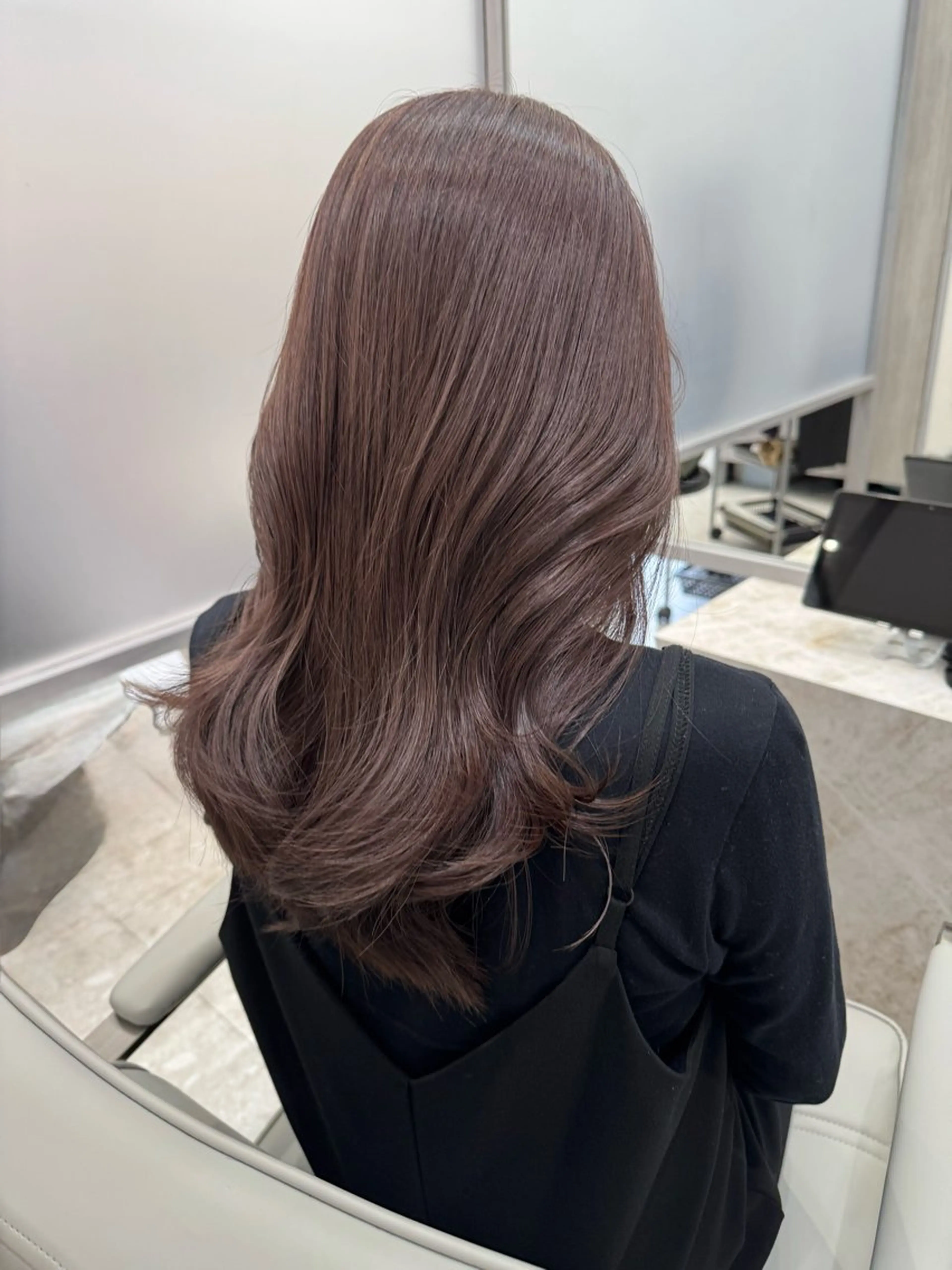 ミディアム カラー ブリーチ 透明感カラー ラベンダーカラー ブリーチなしカラー ヘアカラー トリートメント 髪質改善/札幌/大通 店長 ヨシカワアツシのヘアスタイル