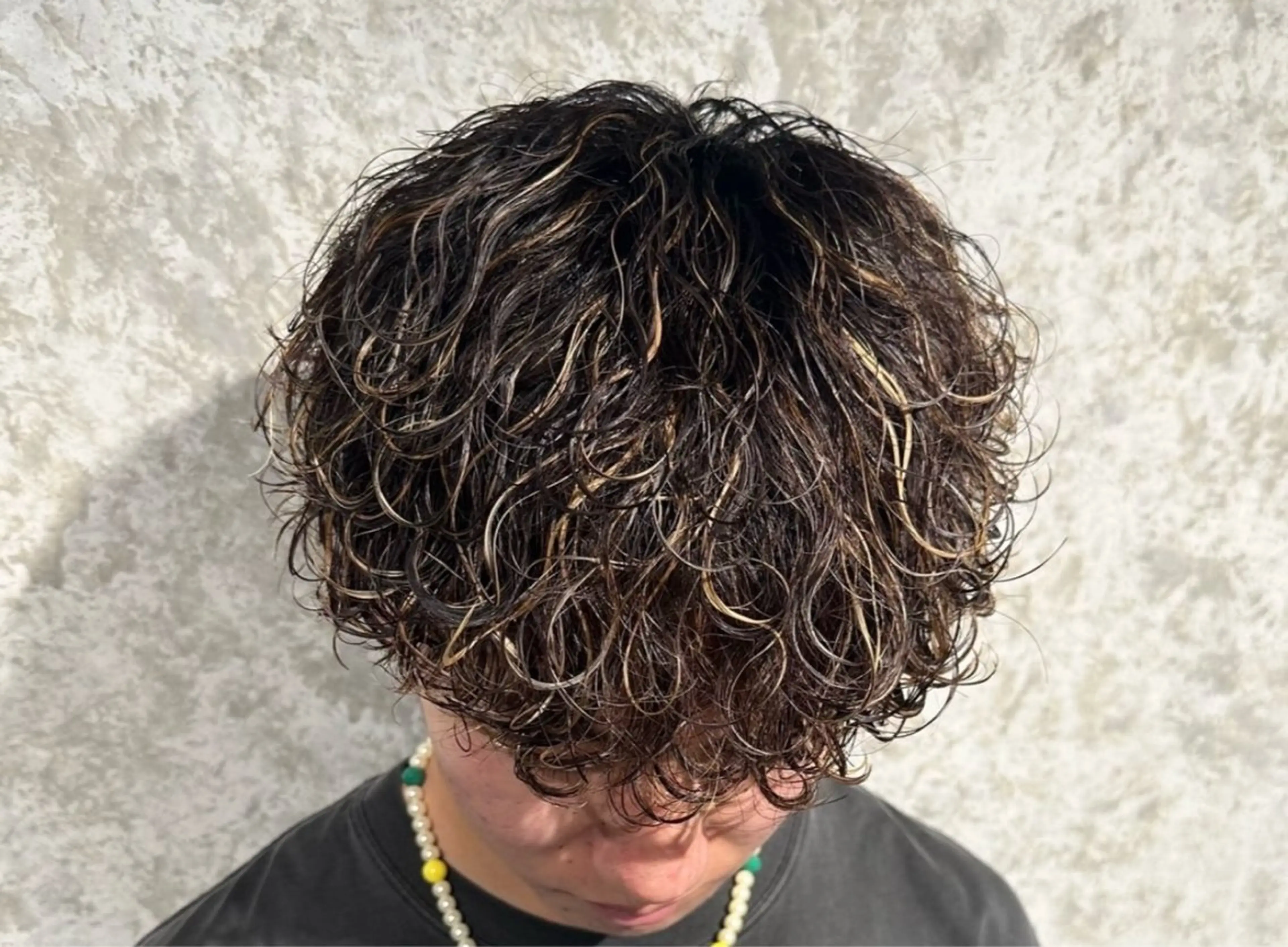 カット+波巻きパーマの写真