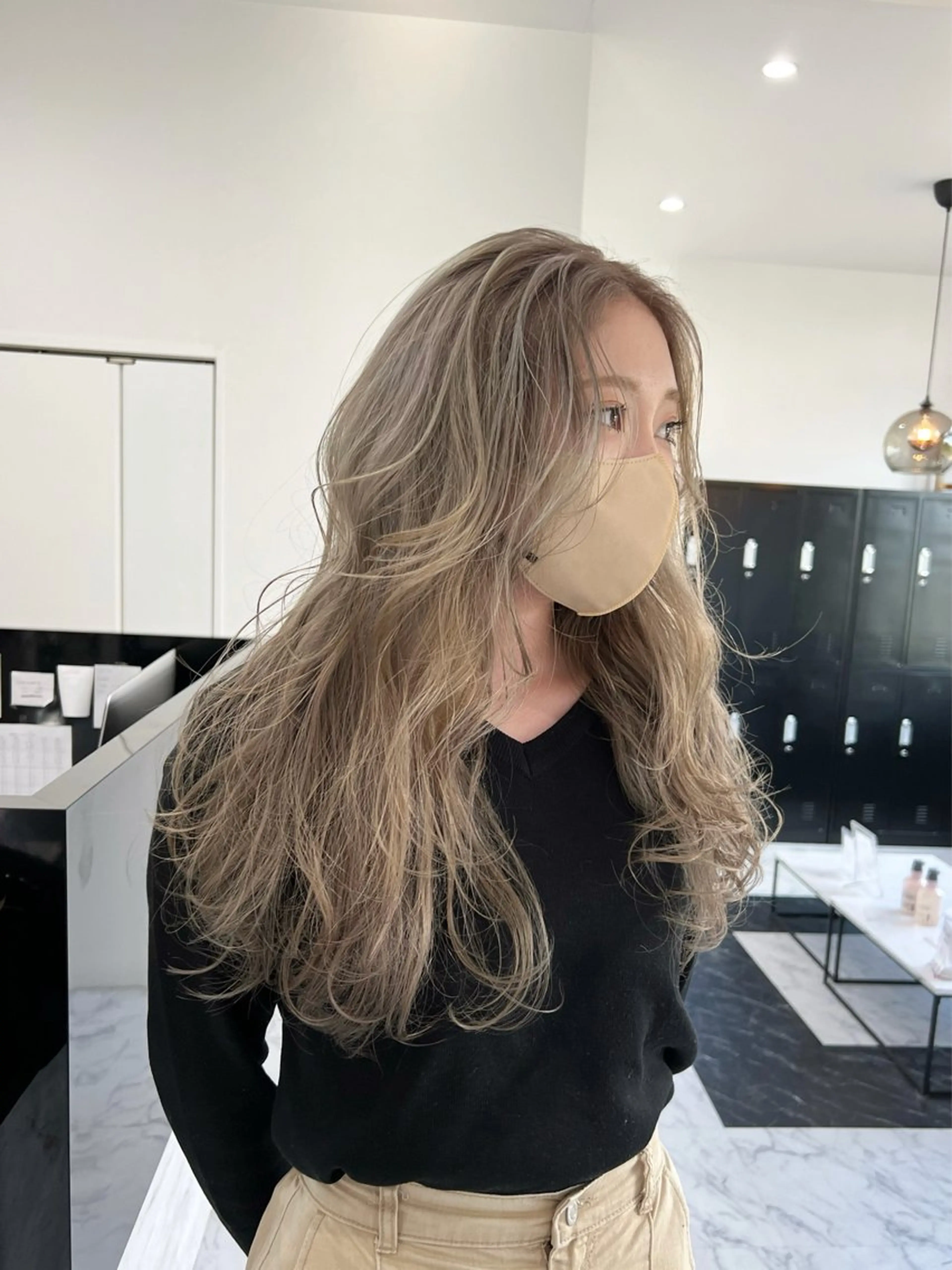 ロング ヘアカラー トリートメント MAYU / Raf.のヘアスタイル