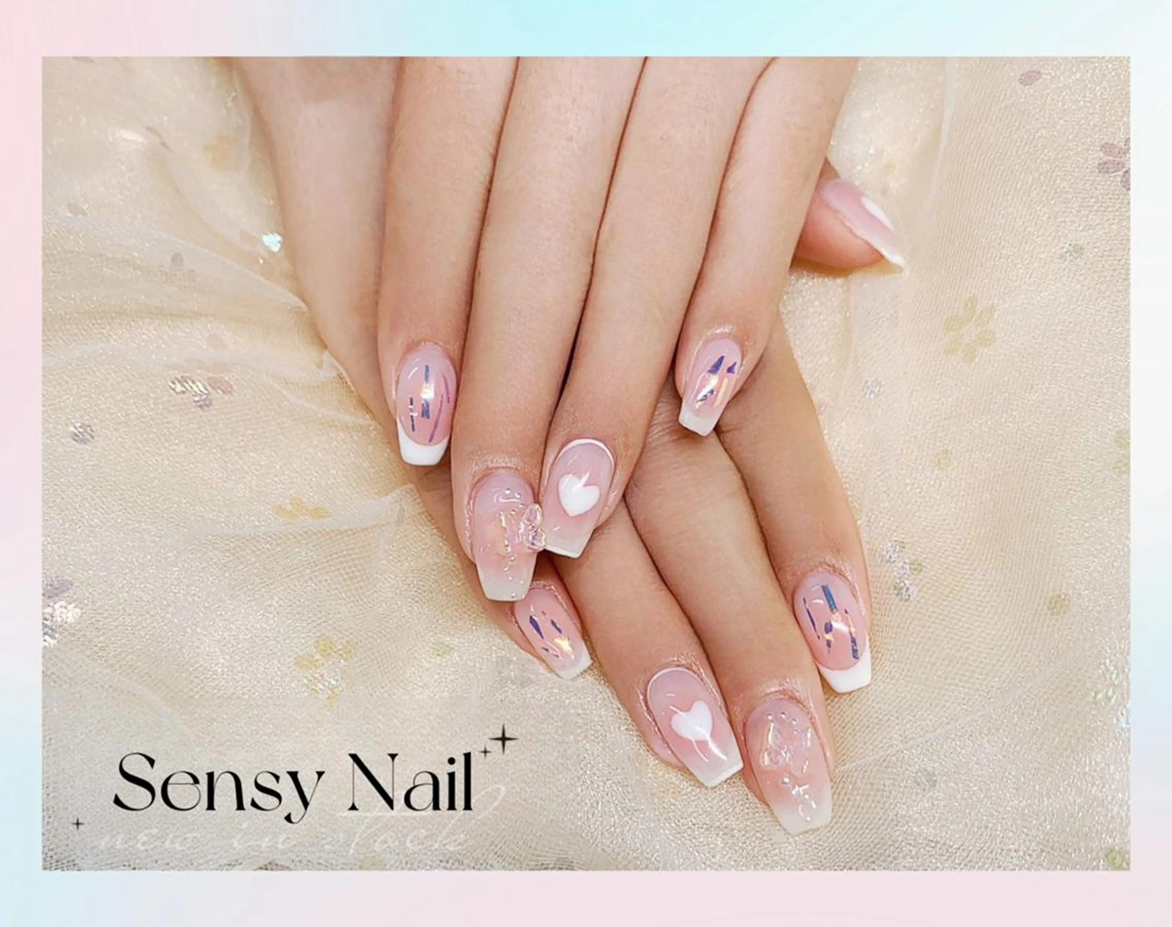 ネイル アートネイル ジェルネイル ラメ(グリッター) ソフトジェル Sensy ネイル専門店のネイルデザイン