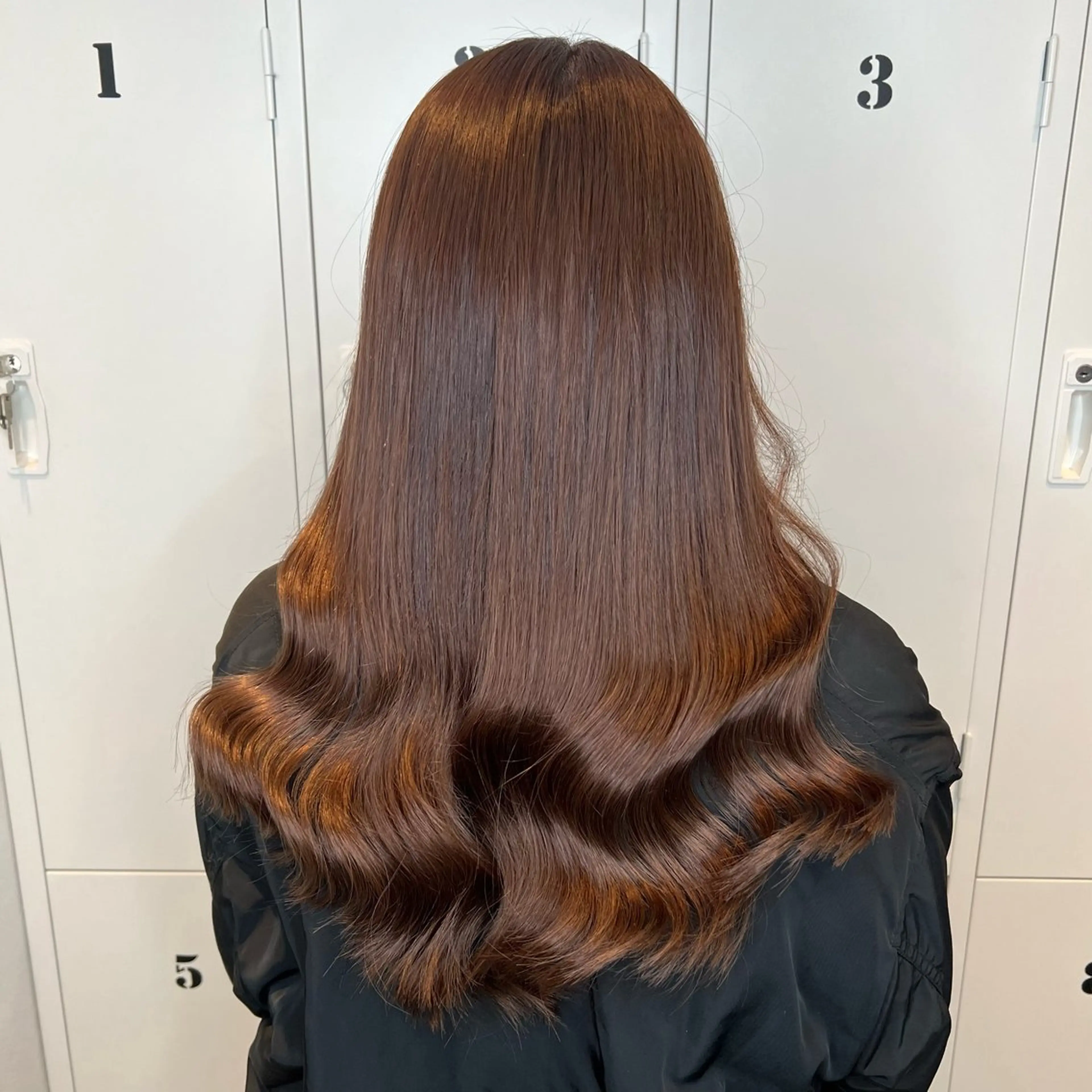 ロング カラー シールエクステ ブリーチ ブラウンカラー デザインカラー ダブルカラー カットモデル募集 八王子/kyocoのヘアスタイル