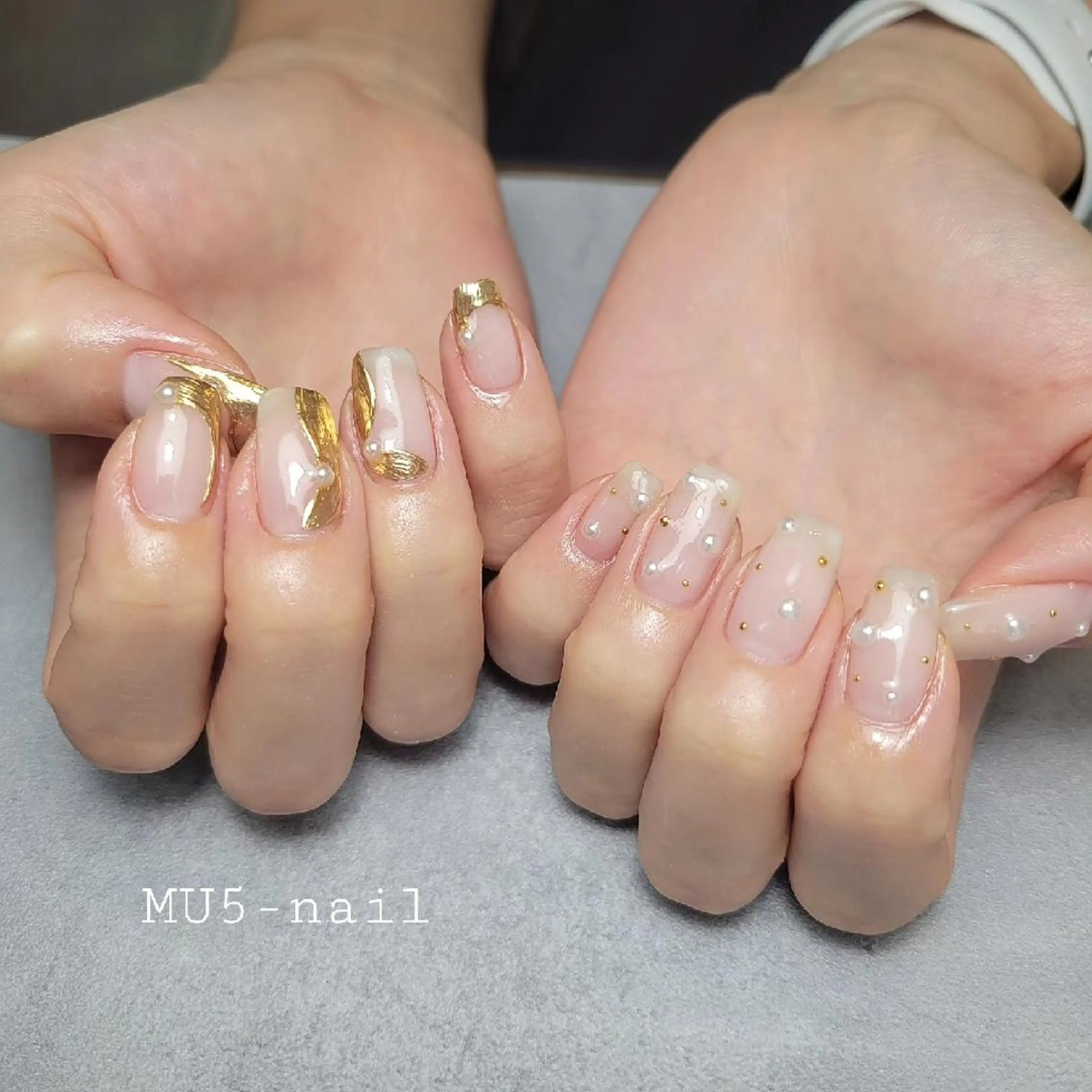 ネイル ハンドネイル ハンドケア MU5-nail 金山ネイルサロンのネイルデザイン