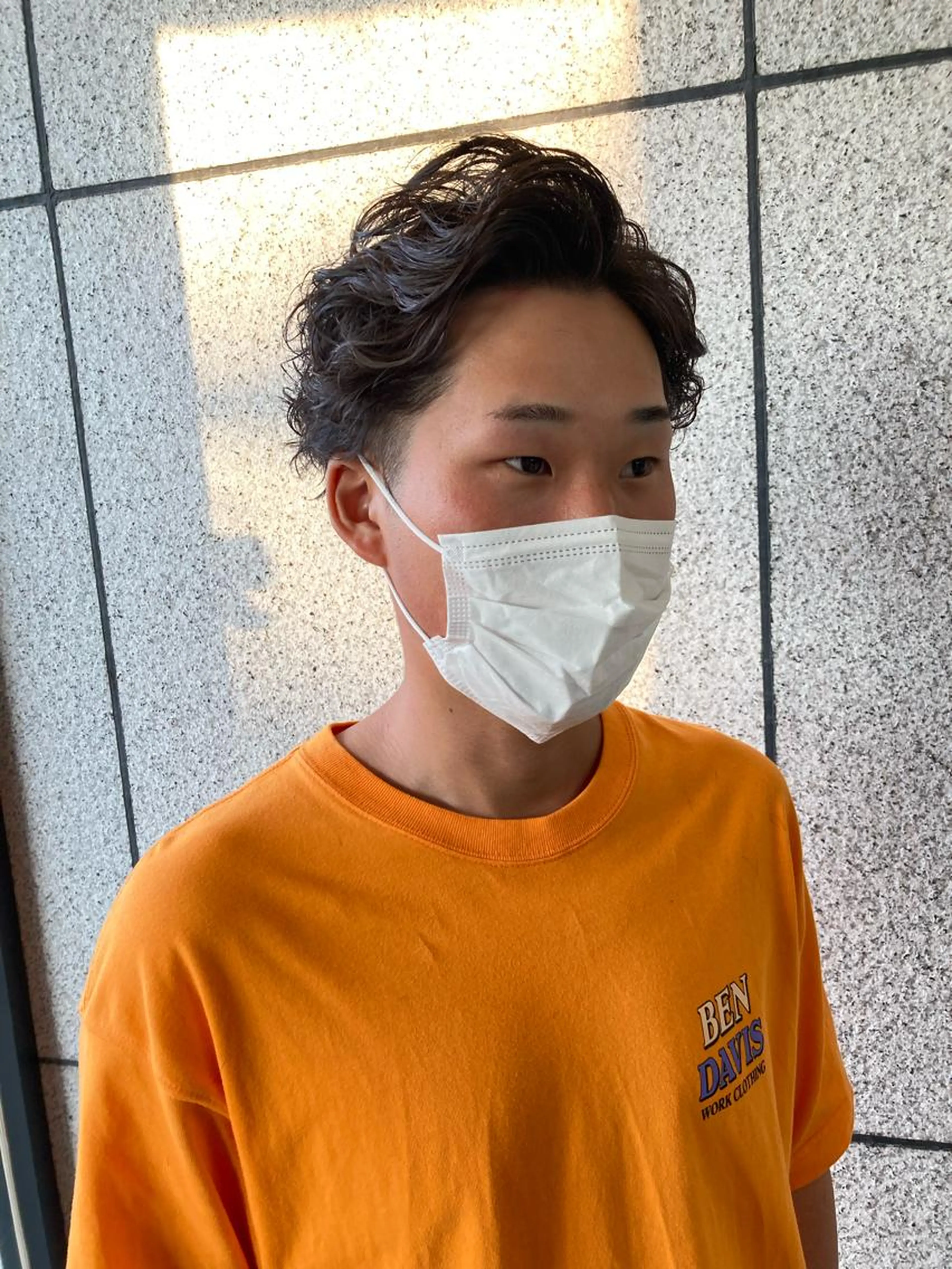 メンズ限定ポイントパーマ➕カットの写真