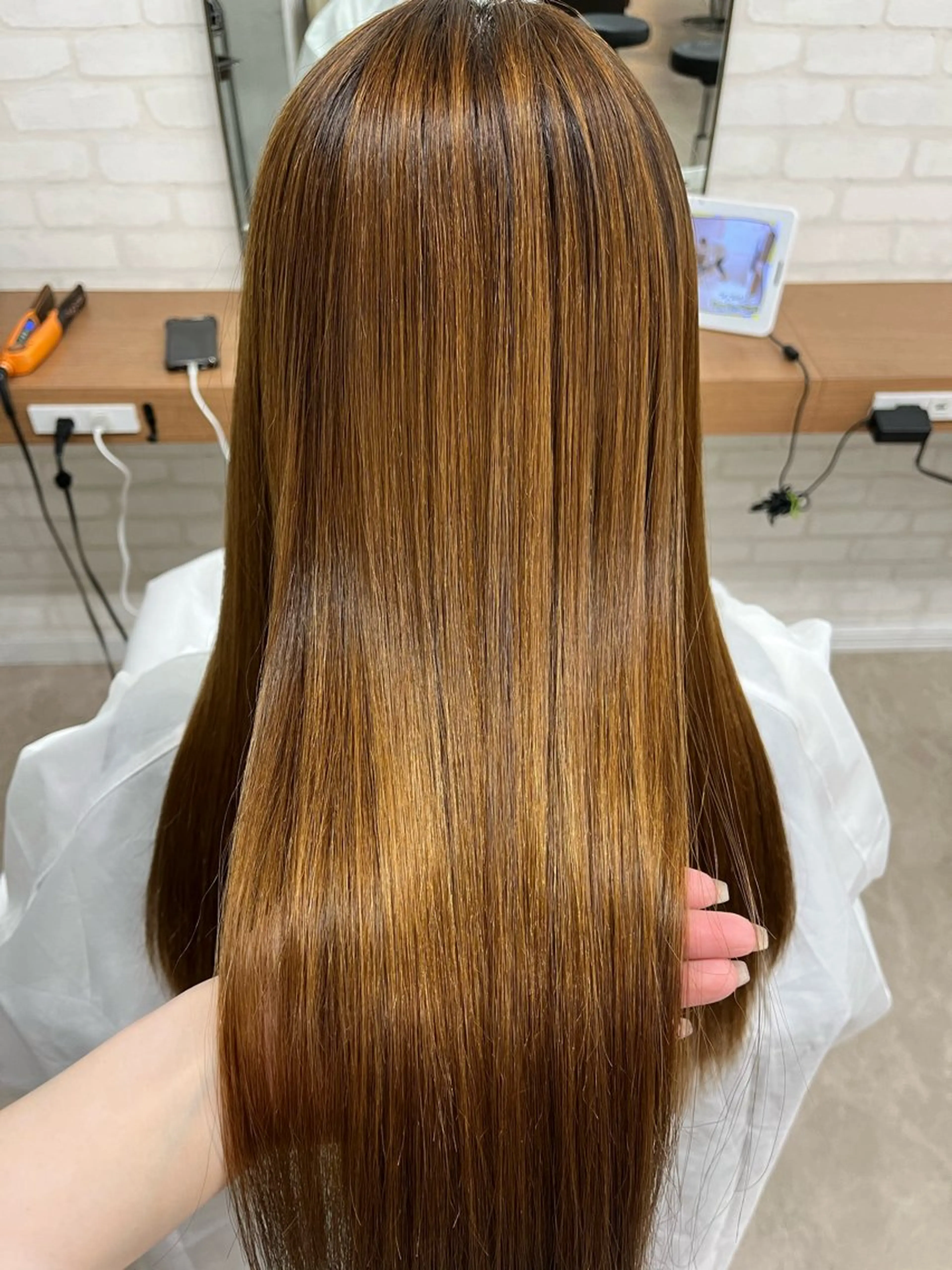 ロング カラー 縮毛矯正 トリートメント CIEL FUKUOKA所属・CIEL ON🎶のヘアスタイル