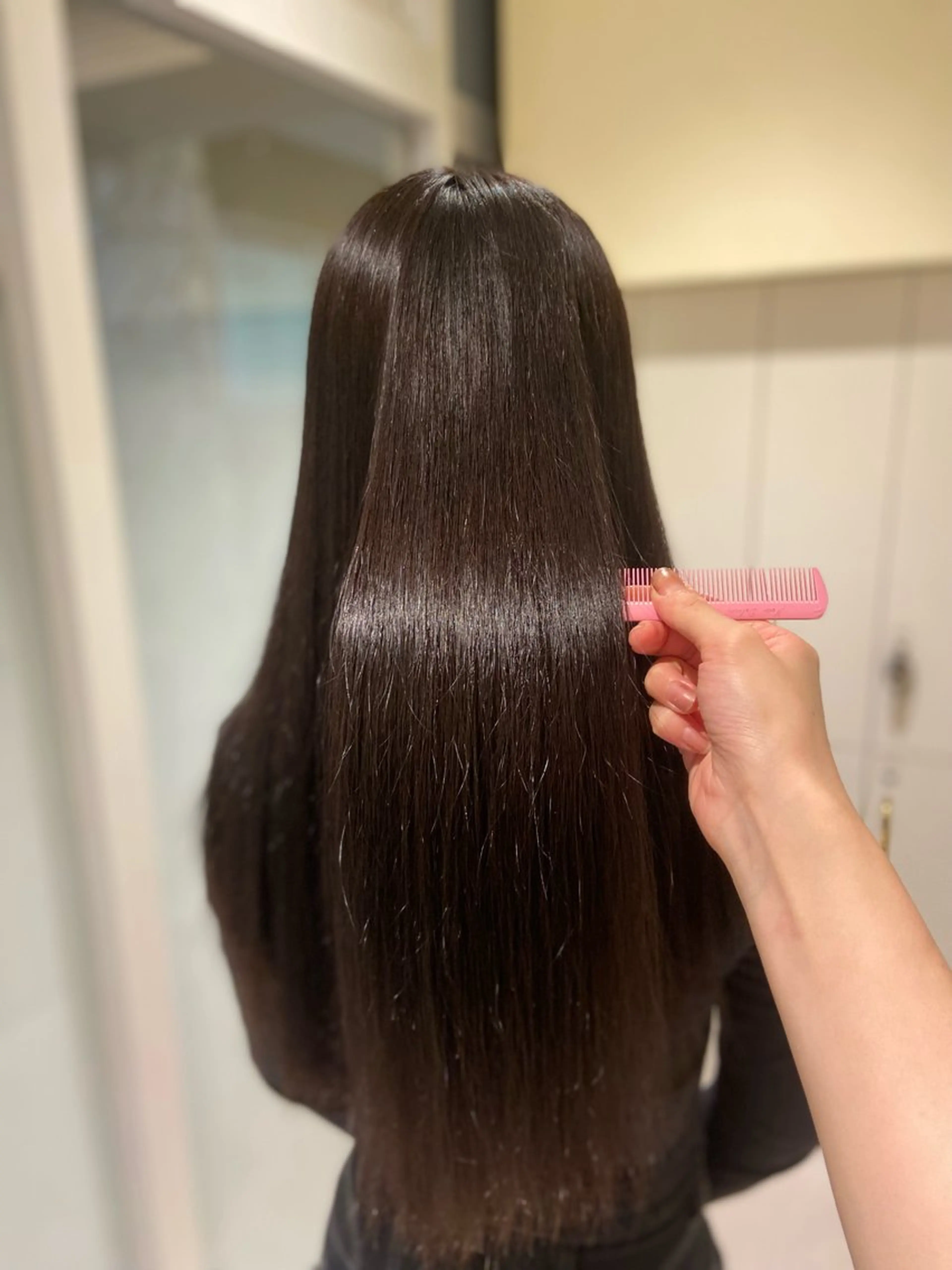 ロング 髪質改善✨/ 透明カラー🫧れいなのヘアスタイル
