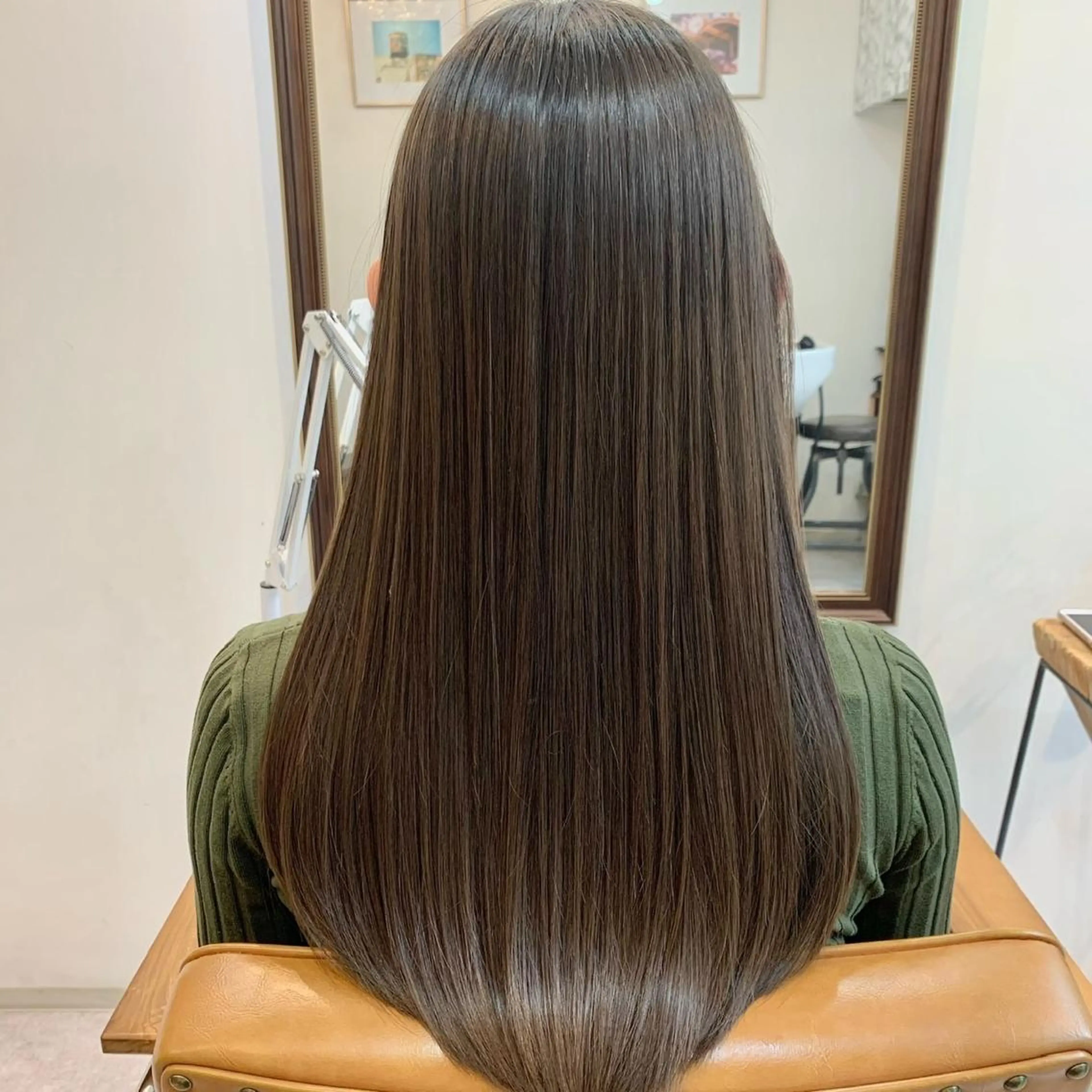 【minimo限定‪🌱‬】自然な仕上がり🫧髪質改善🫧天使の艶ストレート+クイックトリートメントサービスの写真