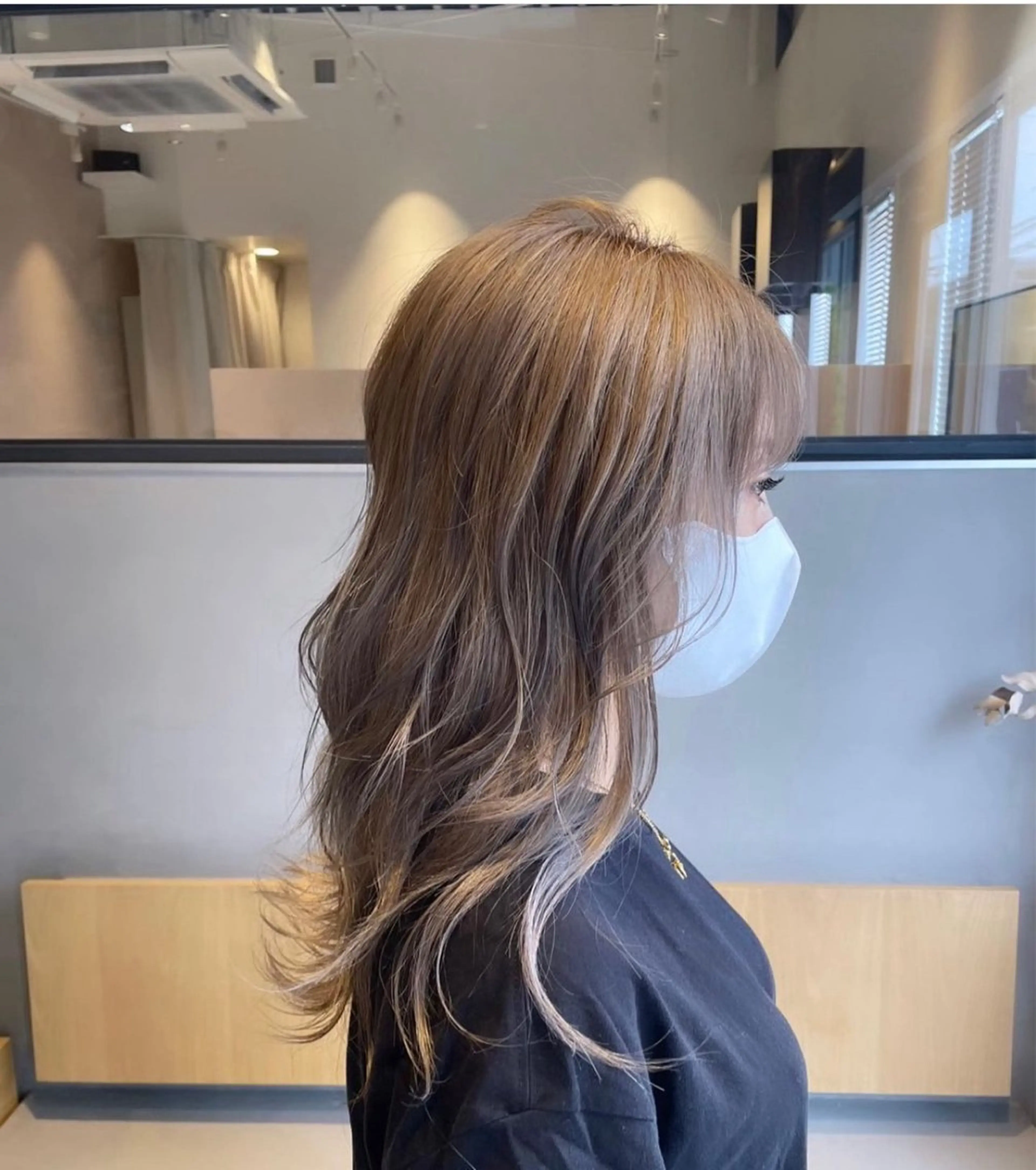 ロング カラー カット ヘアカラー Le rond所属・透明感艶カラー 城間晴人のヘアスタイル