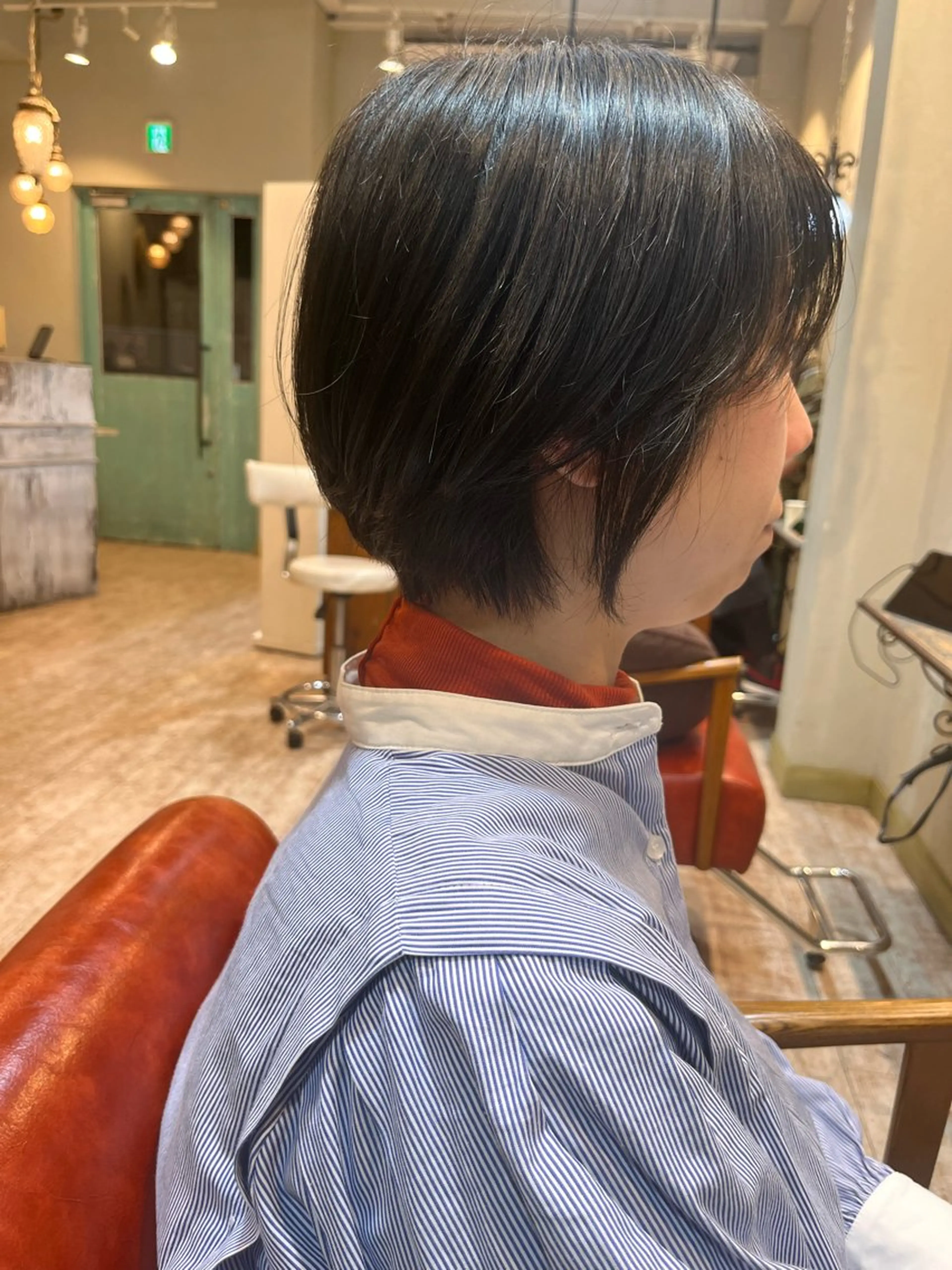 ショート ショートボブ ボブ ショートヘア DieHare所属・林 紅葉のヘアスタイル
