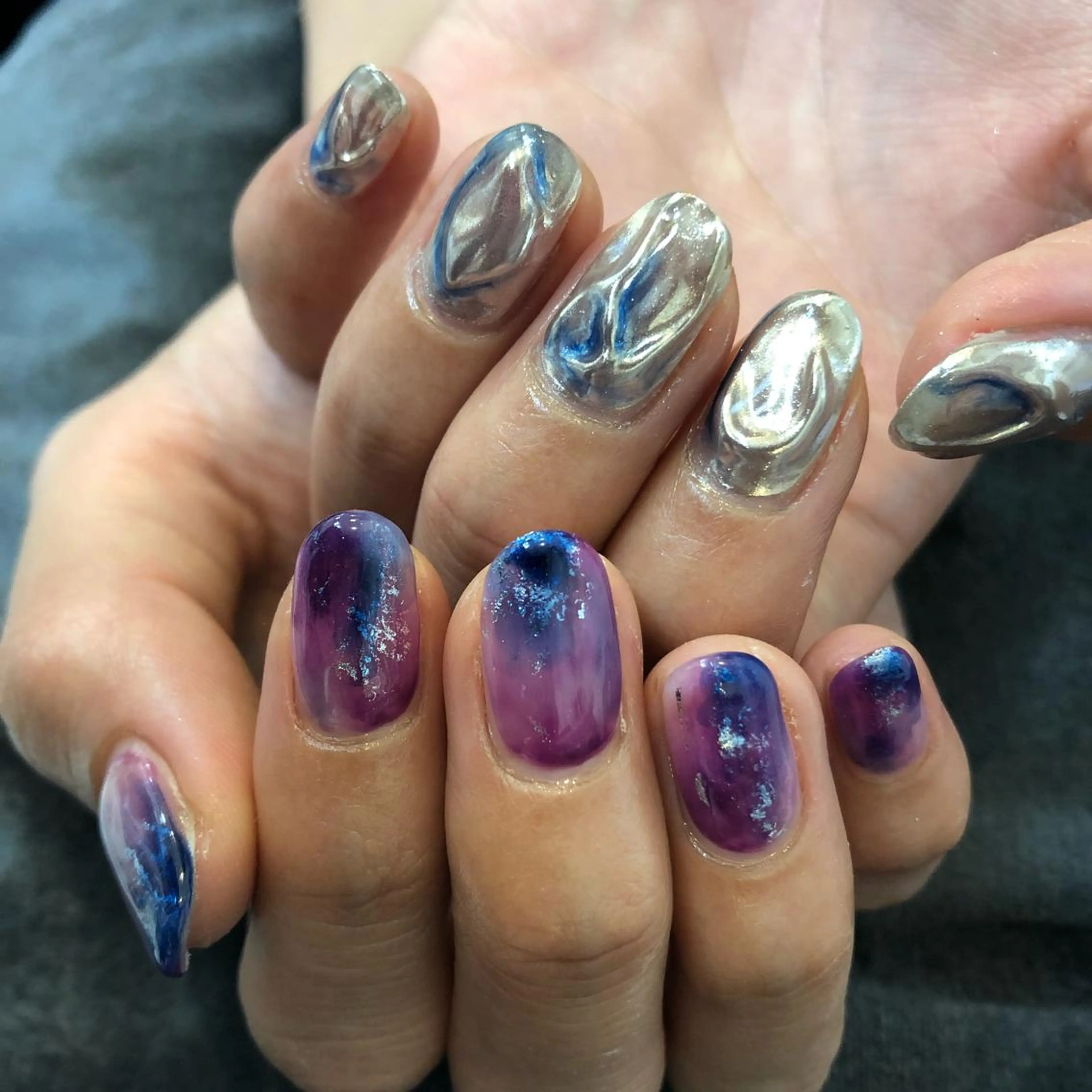 ネイル ニュアンスネイル kiki nail 二子玉川のネイルデザイン