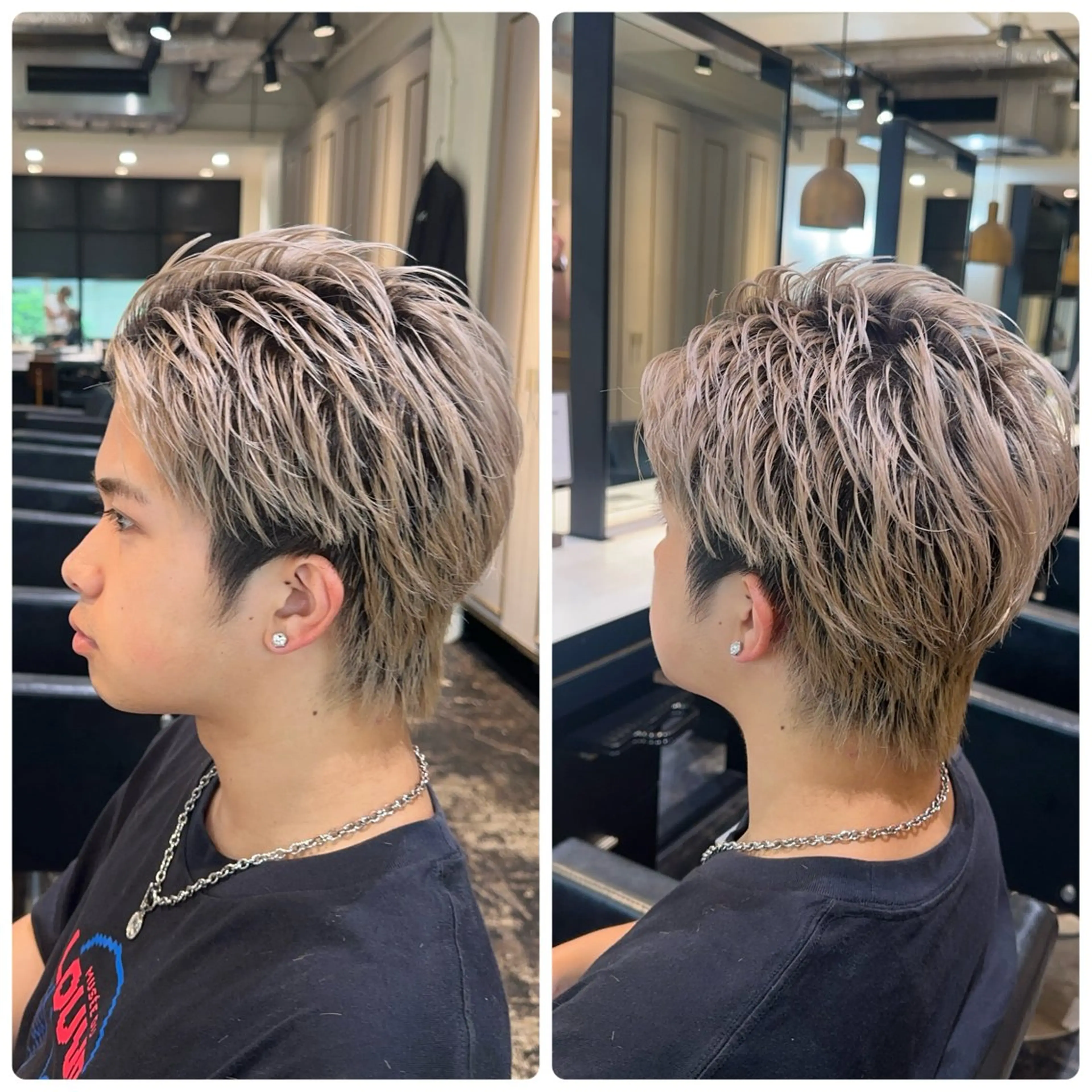 カラー メンズ メンズブリーチ ブリーチ ENORE銀座店所属・👑髪質改善/ カット👑拓海のヘアスタイル